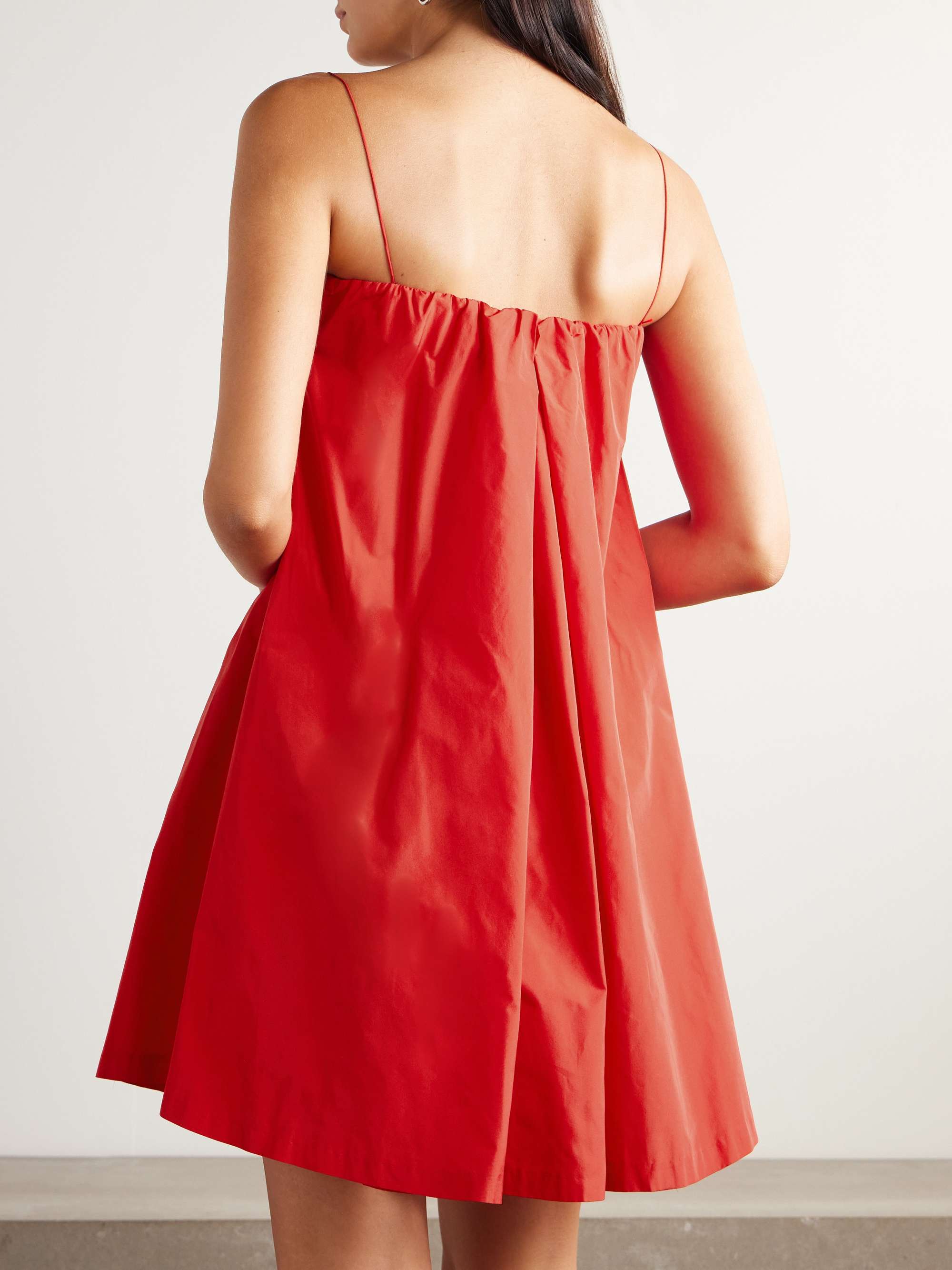 Estee bow-embellished taffeta mini dress view