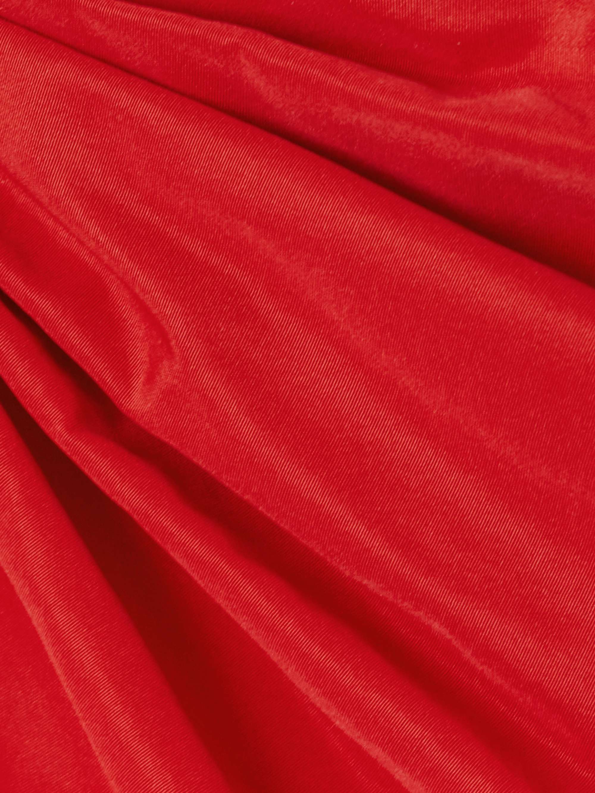 Estee bow-embellished taffeta mini dress view