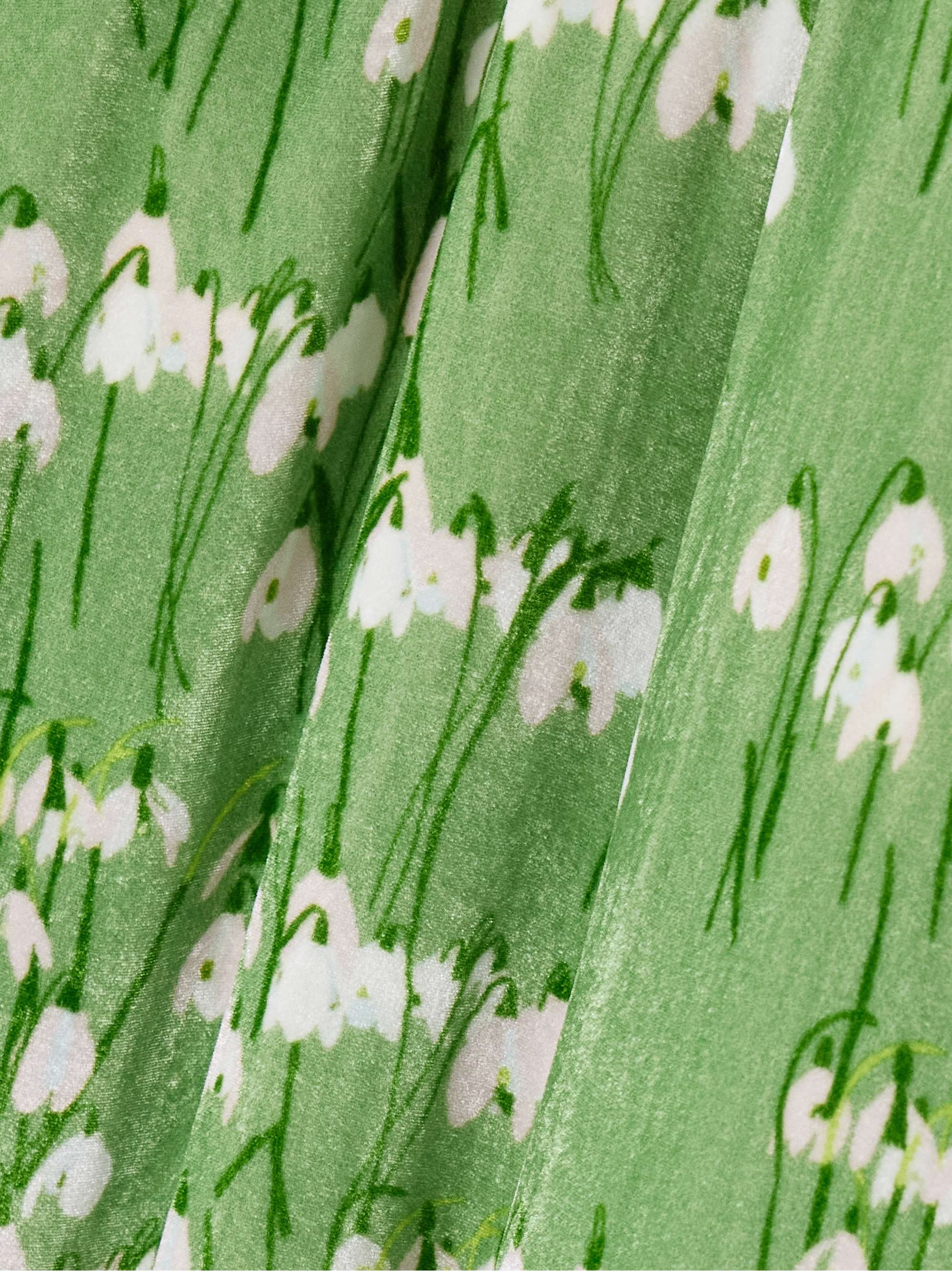 Georgio floral-print velvet maxi dress view