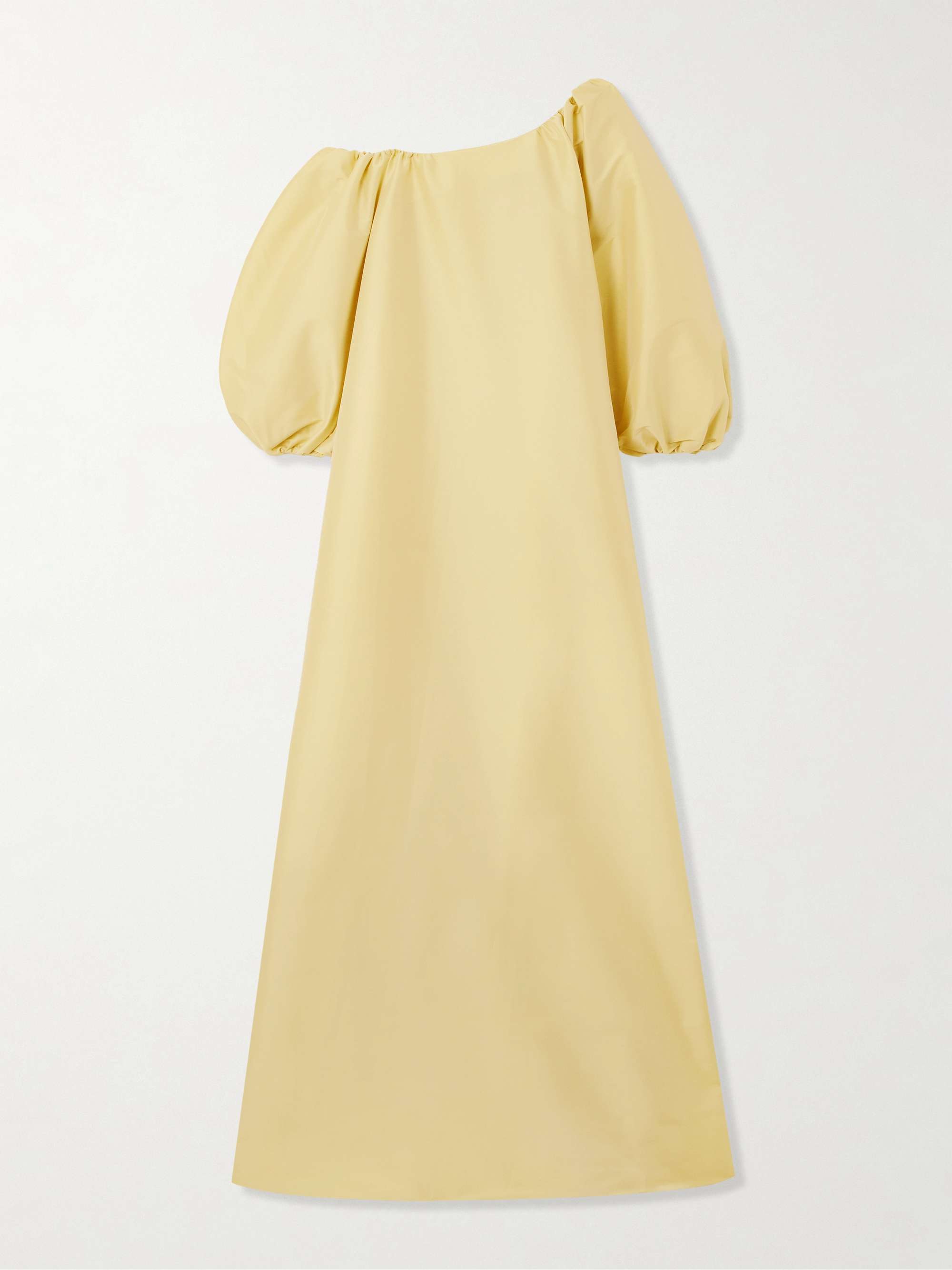 Nathalie off-the-shoulder taffeta gown view