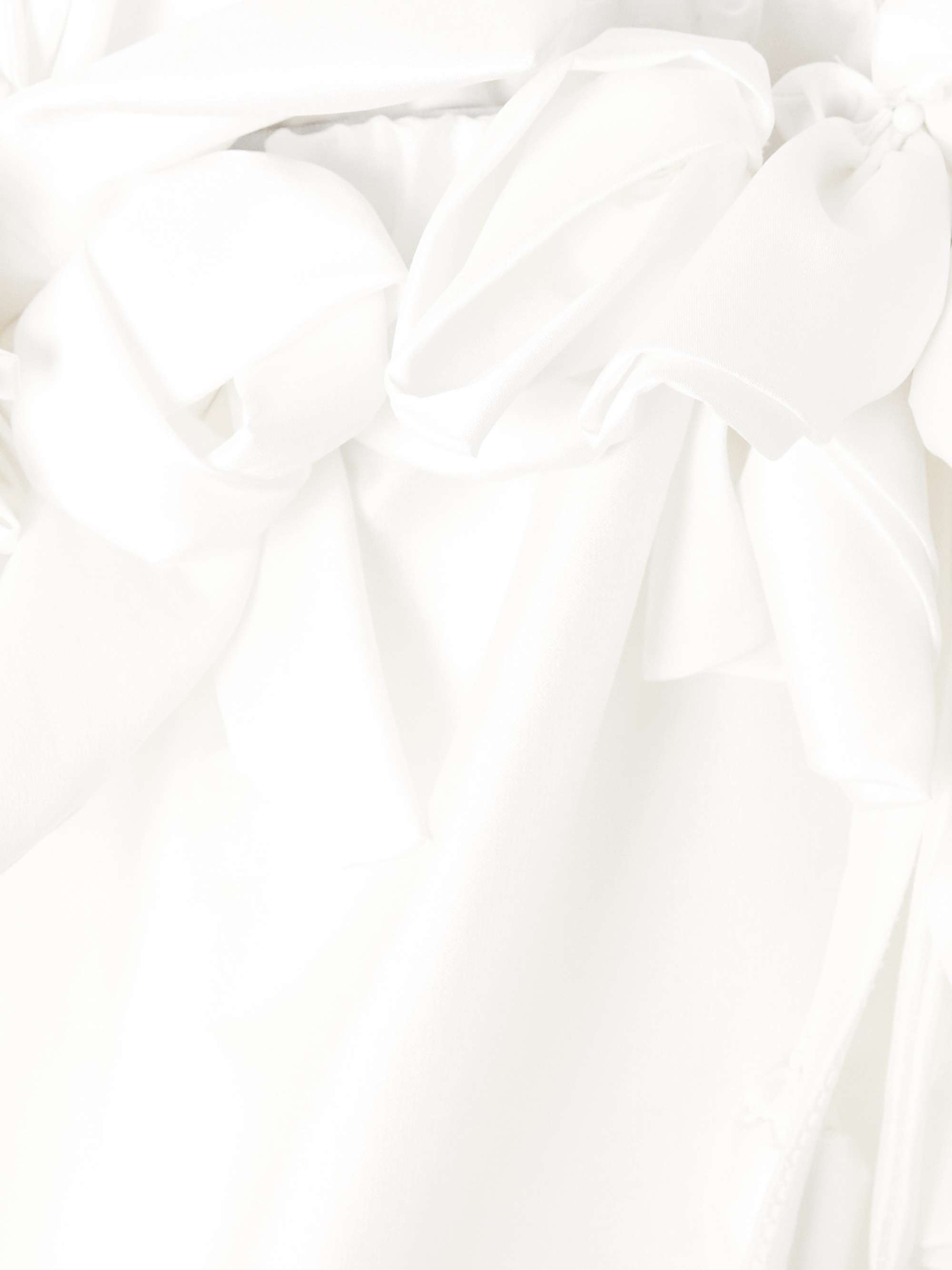 Off-the-shoulder appliquéd taffeta mini dress view