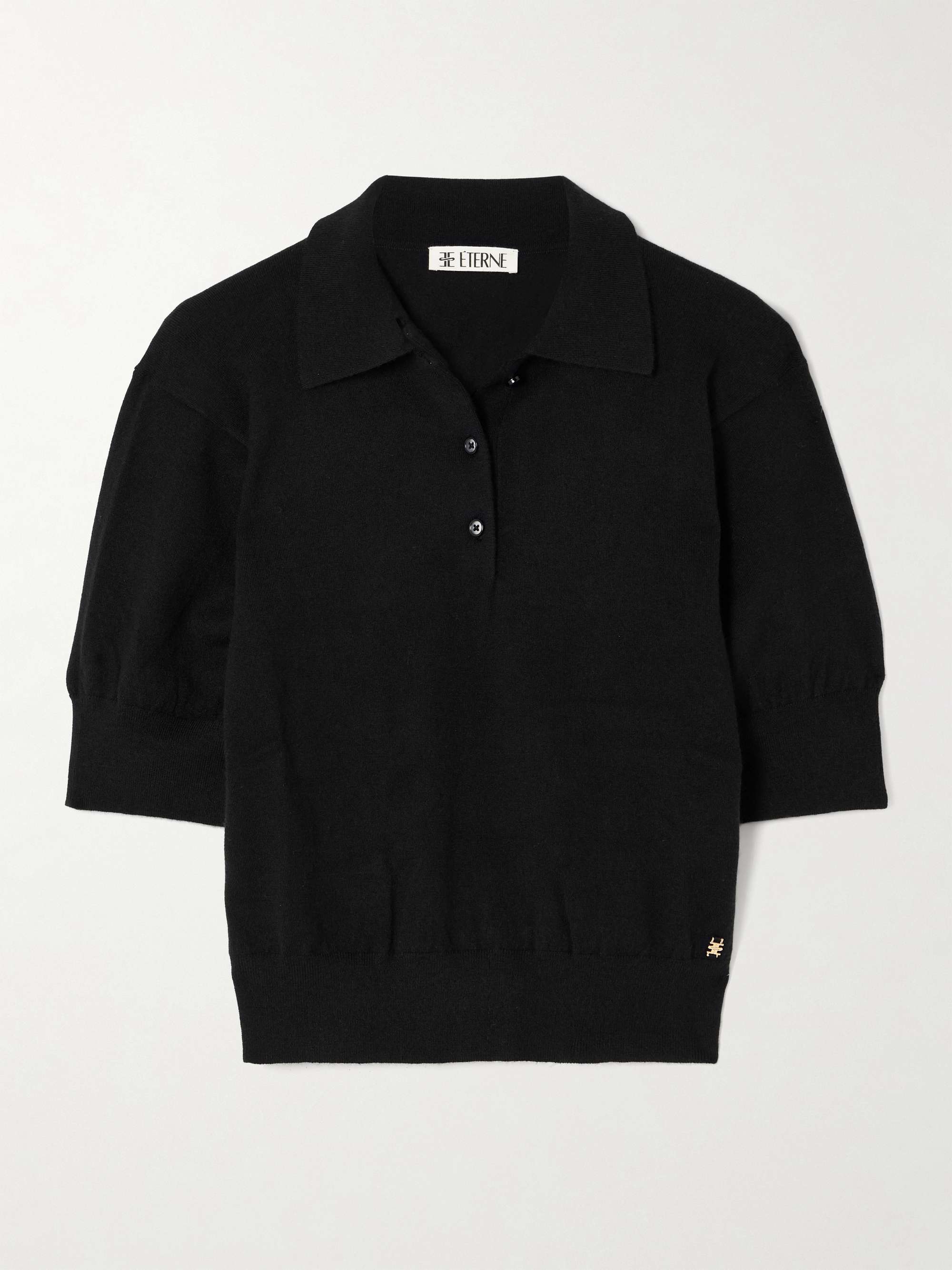 Journey embellished cashmere polo shirt view