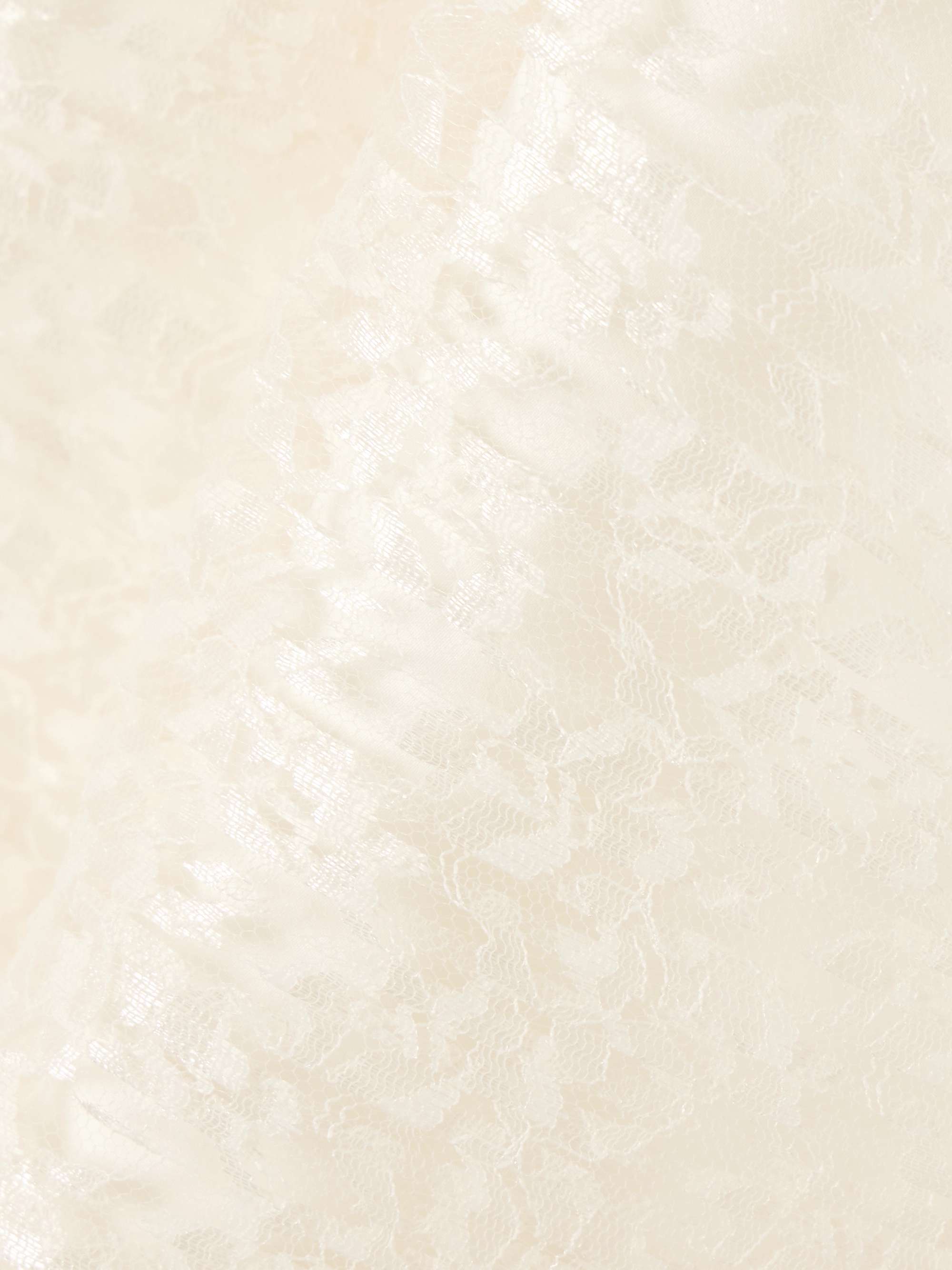 Recycled plissé-lace mini dress view