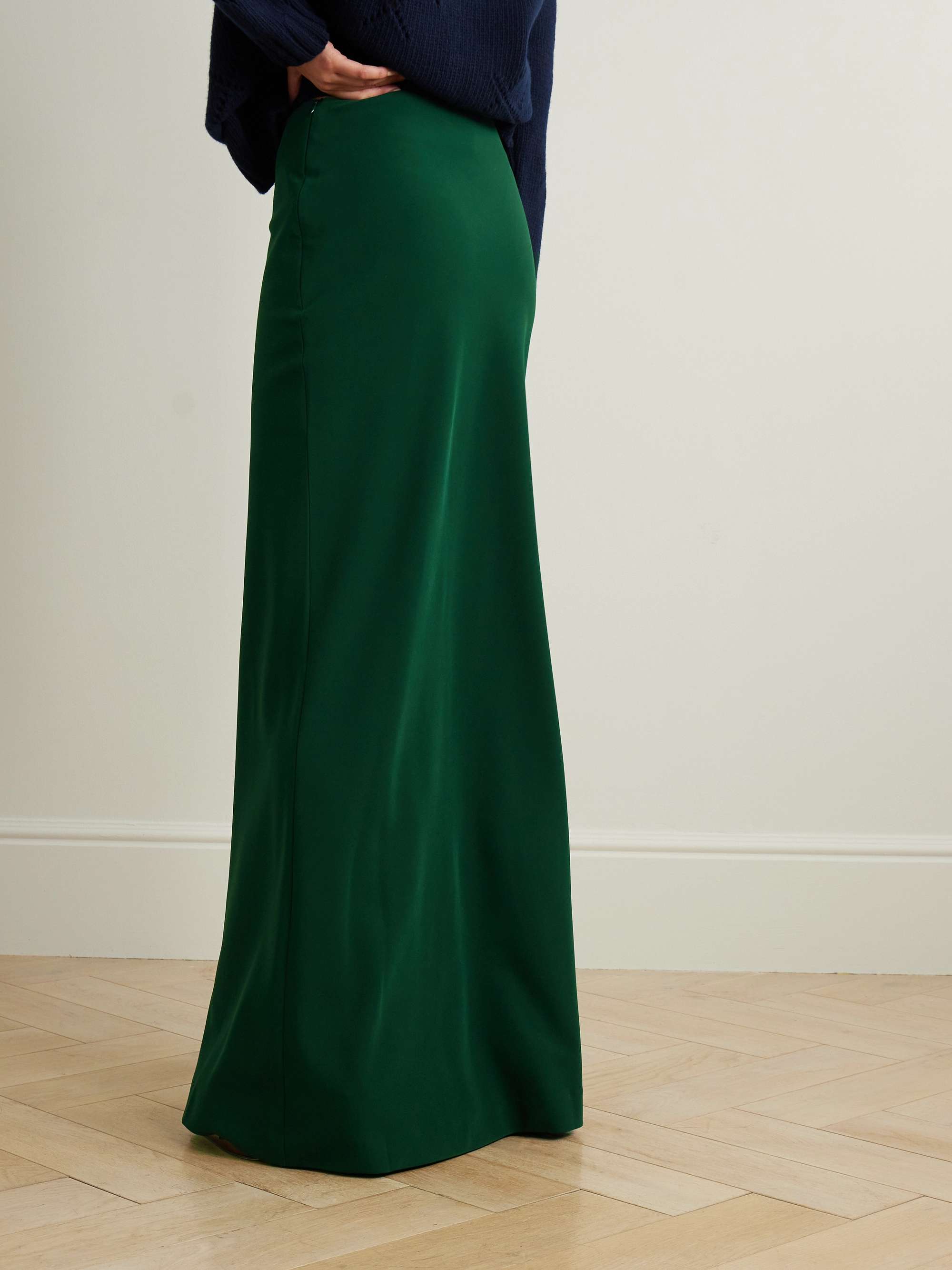 Jolene stretch-crepe maxi skirt view