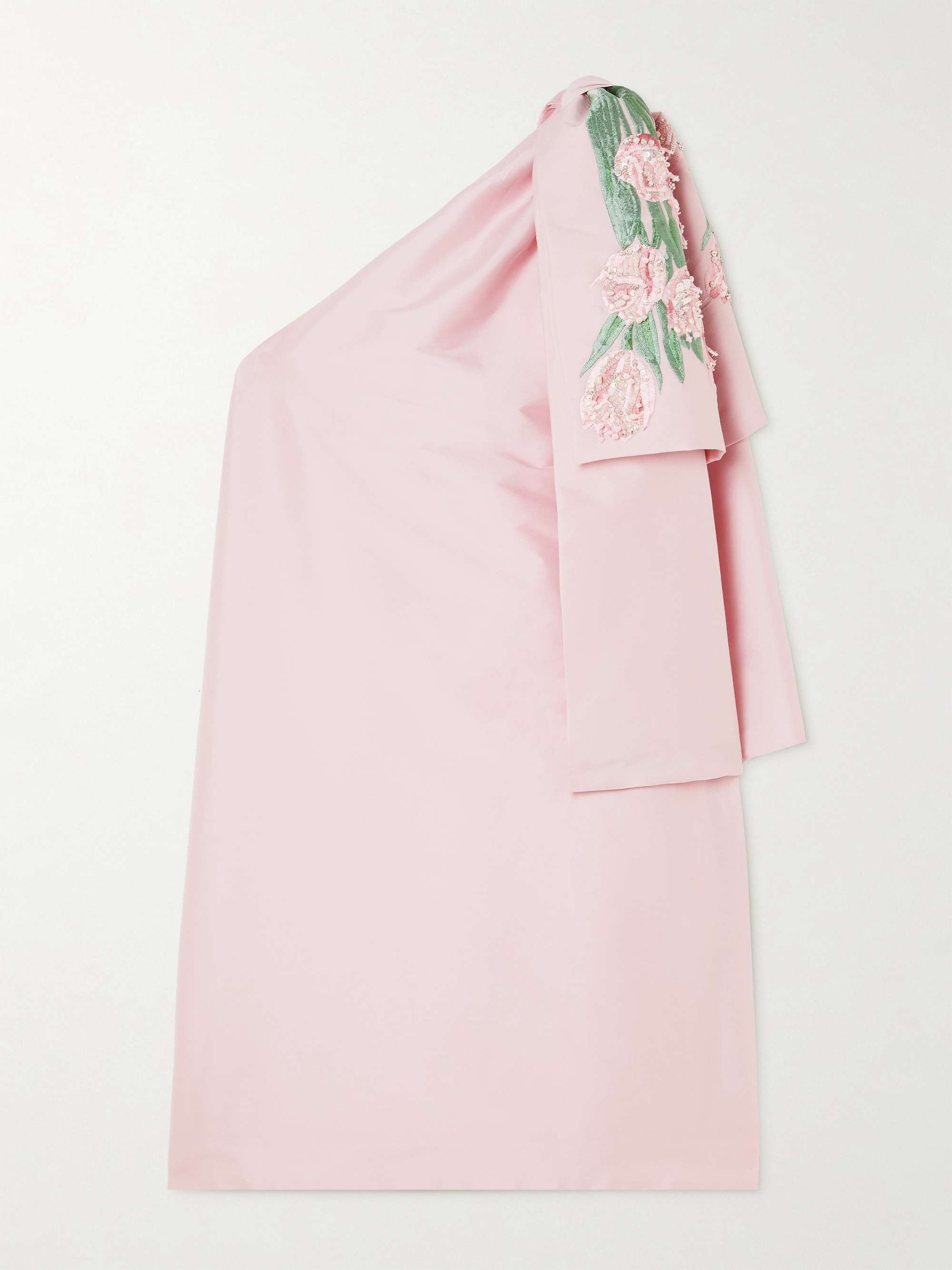 Winnie one-shoulder sequin-embellished taffeta mini dress view