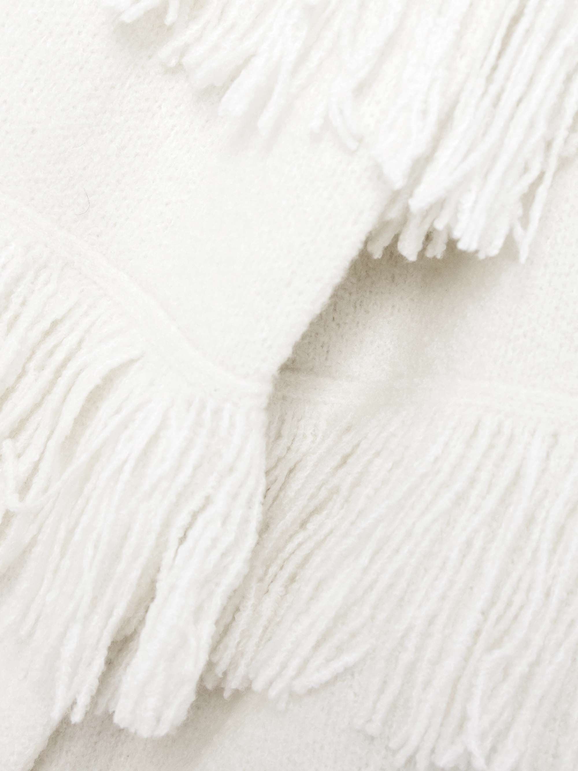 Agneta fringed cashmere-blend bouclé sweater view