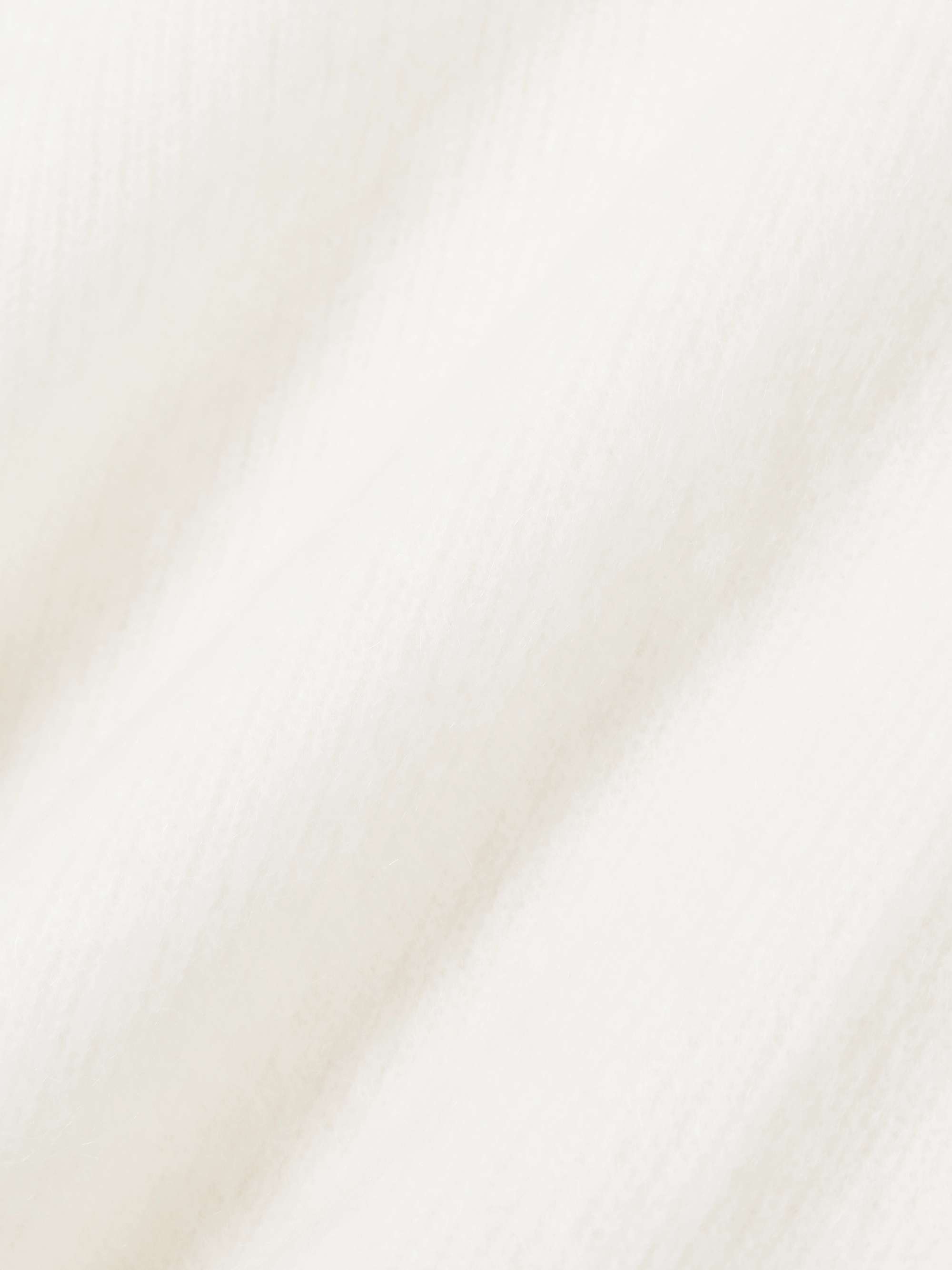 Teresa brushed organic cashmere turtleneck sweater view