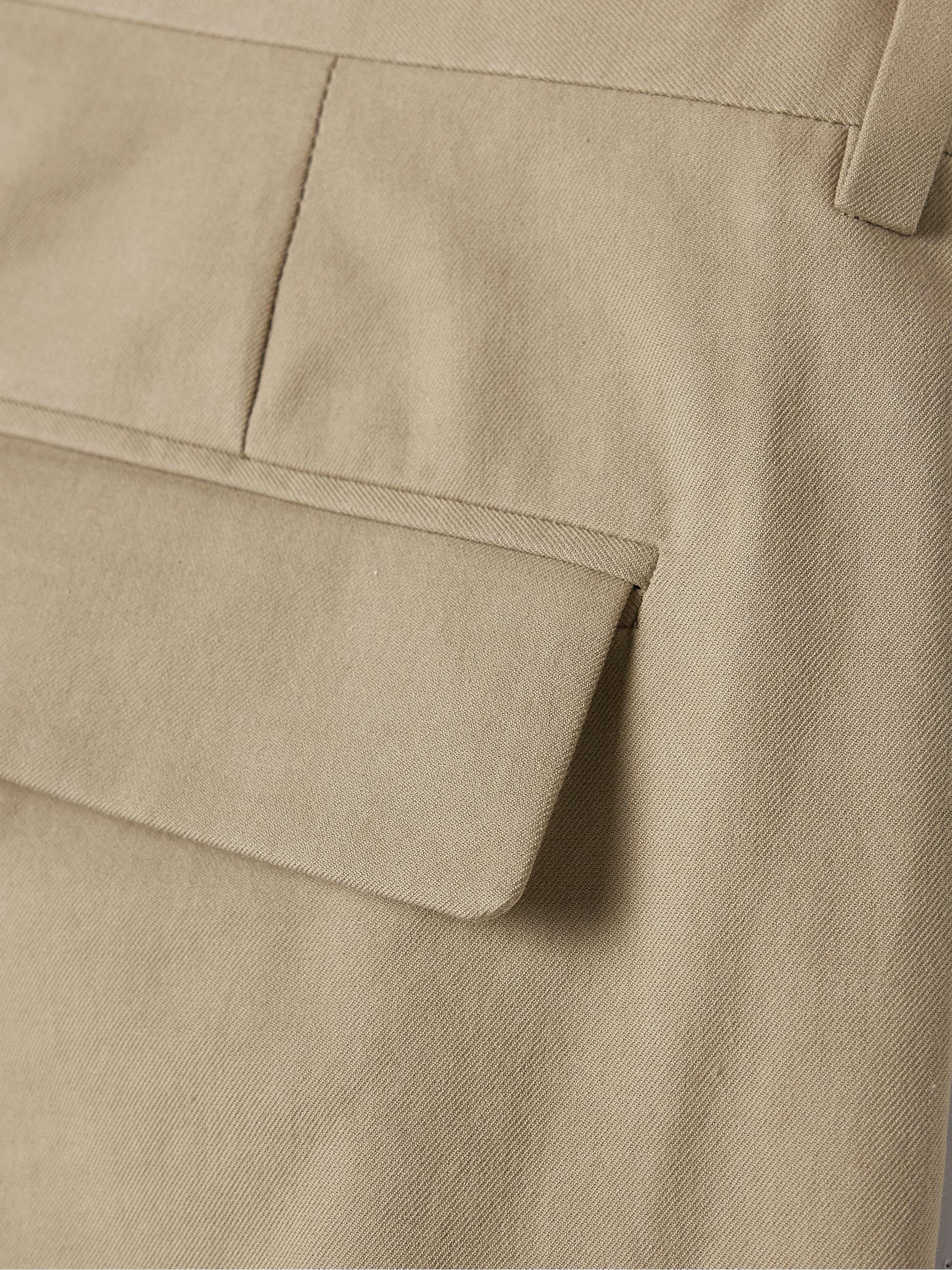 Selvie cotton-blend twill straight-leg pants view