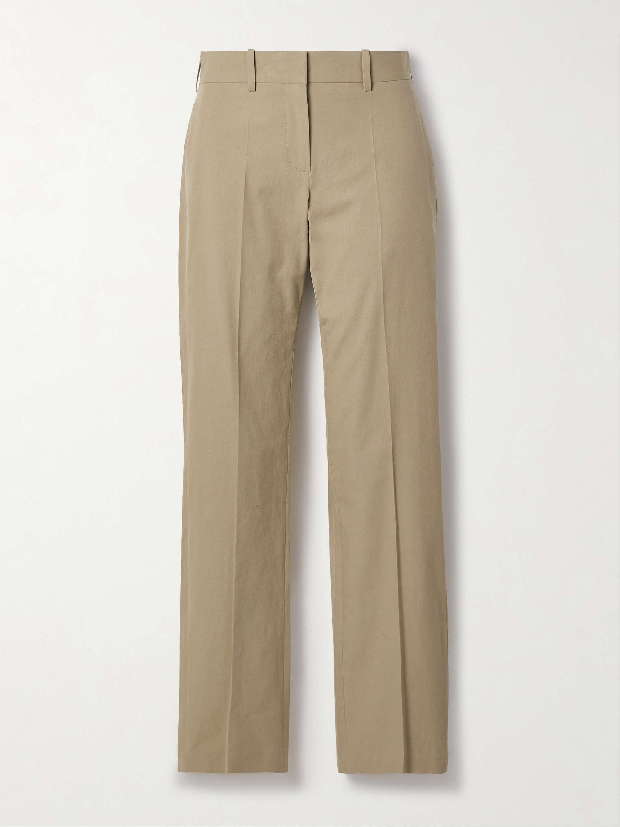 Selvie cotton-blend twill straight-leg pants view