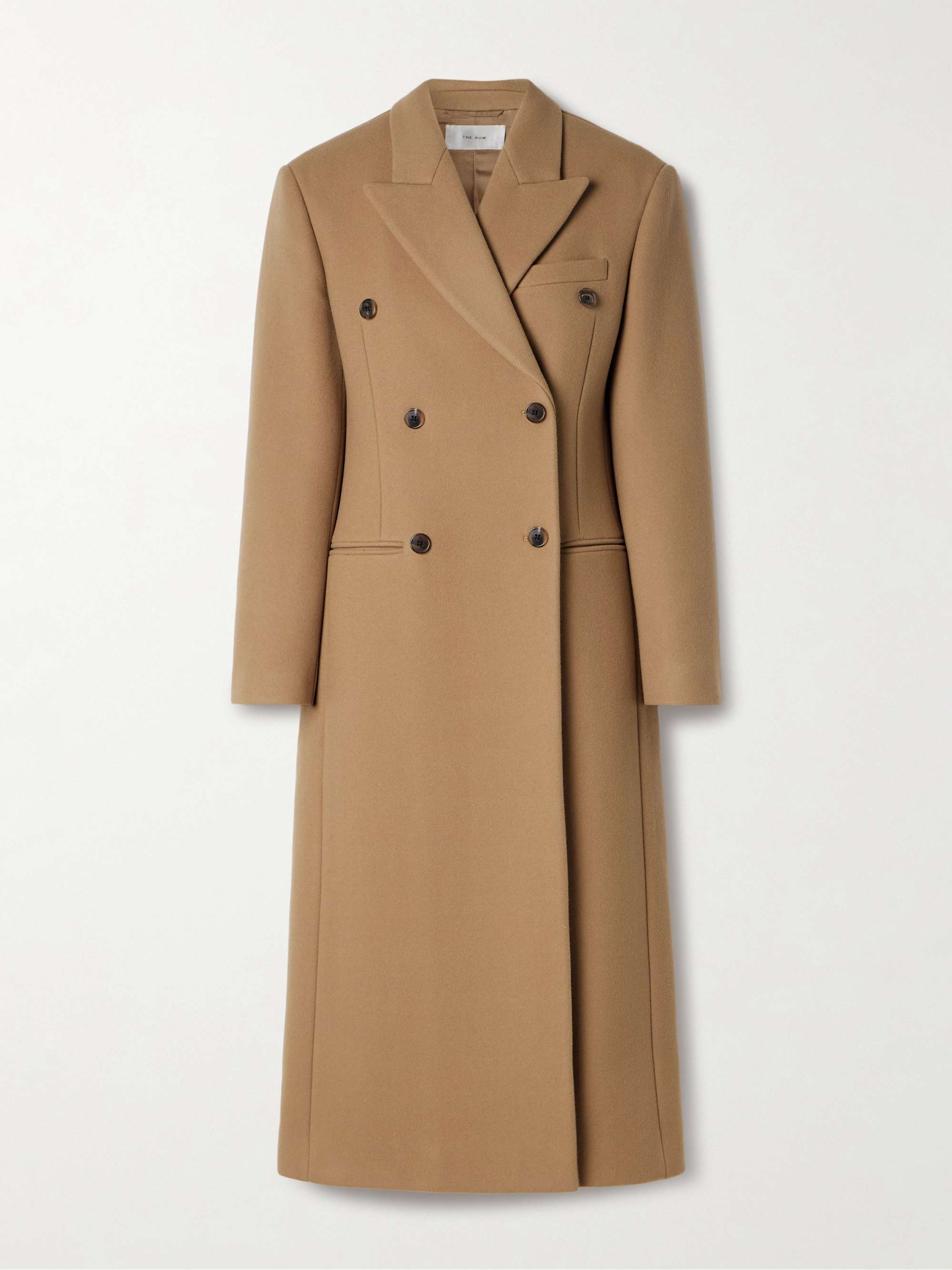 Duras double-breasted wool coat view