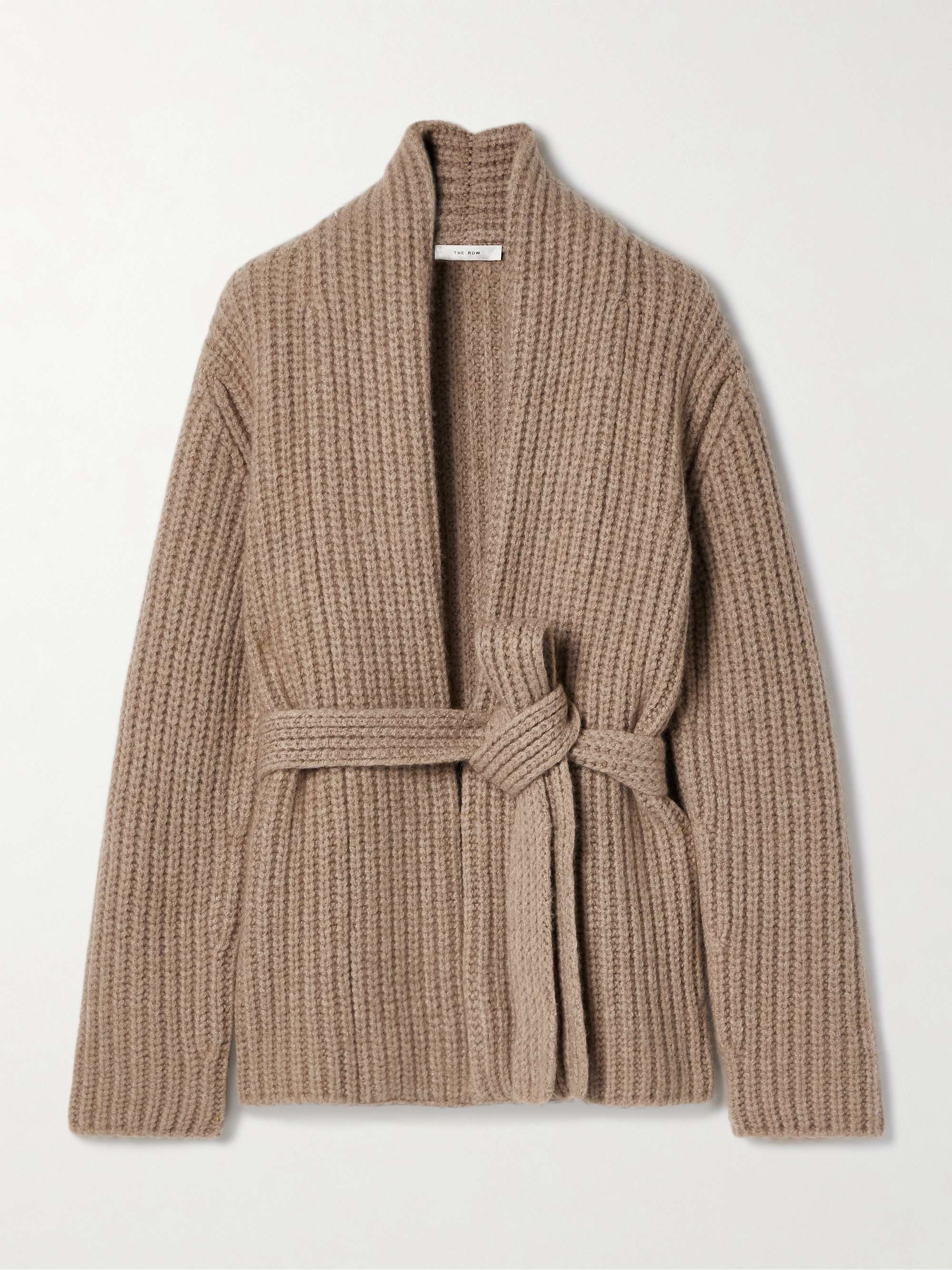 Isotani belted cashmere and silk-blend cardigan view