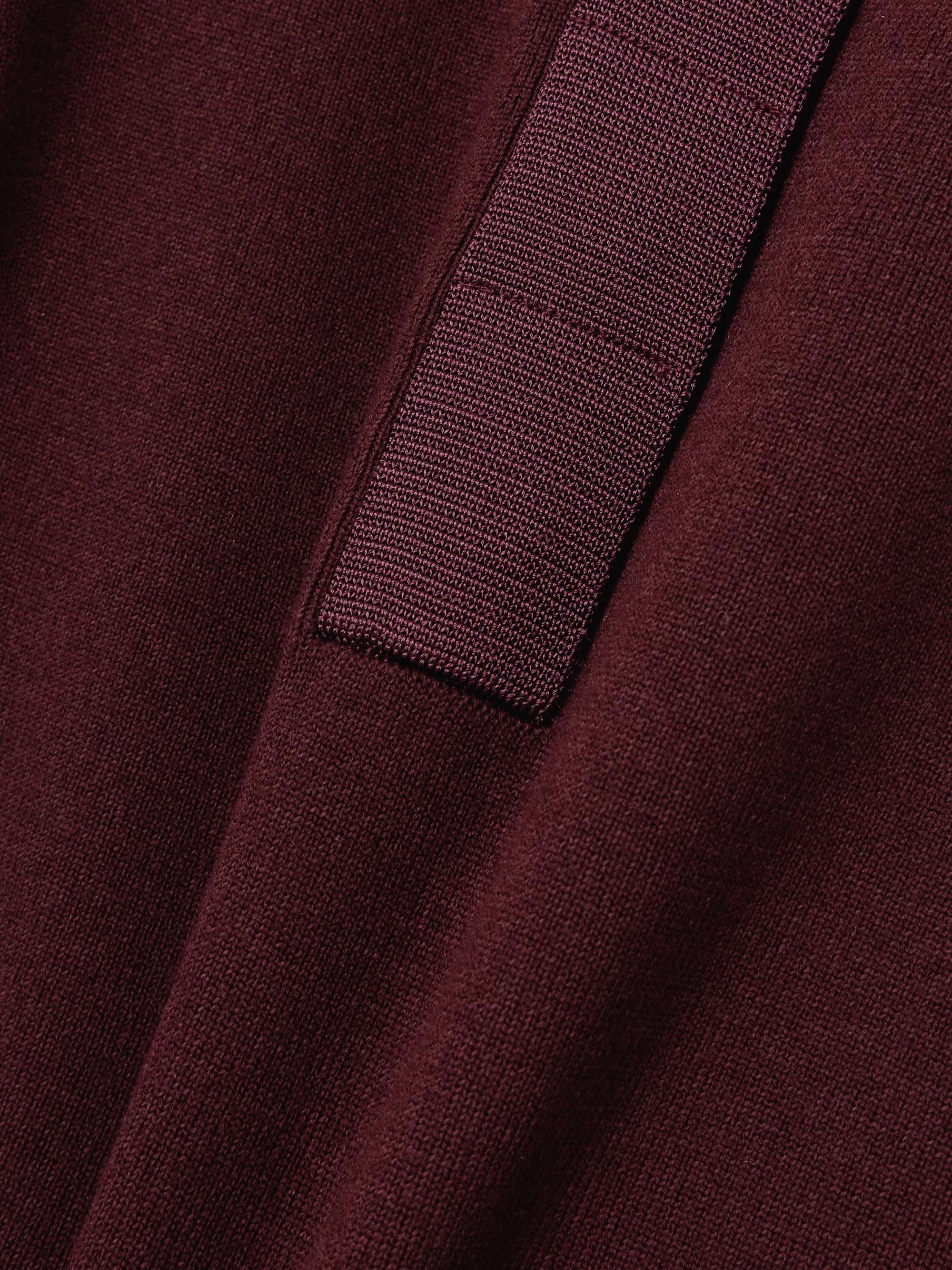 Wool-blend midi dress view