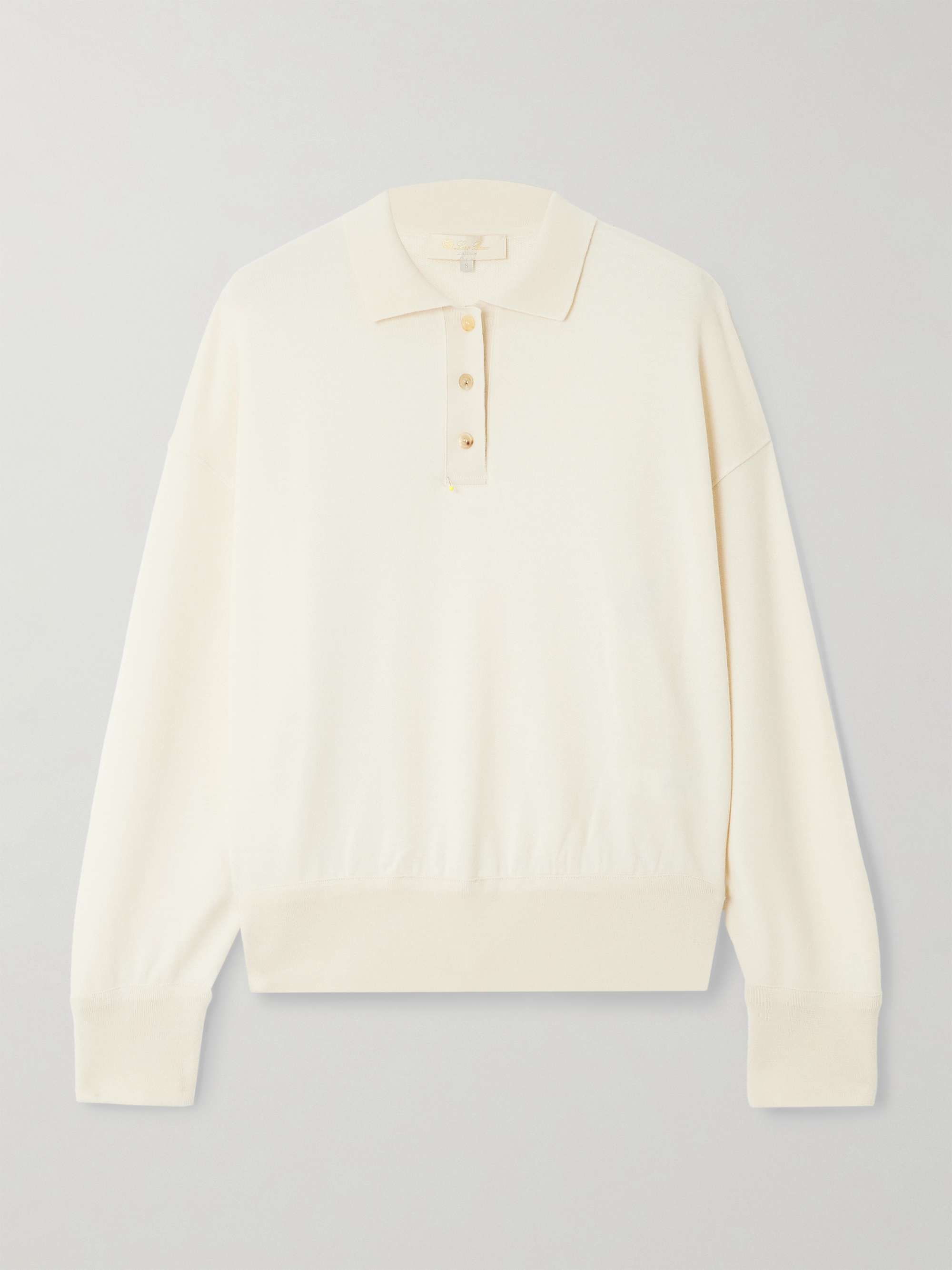 Cocooning cashmere polo sweater view