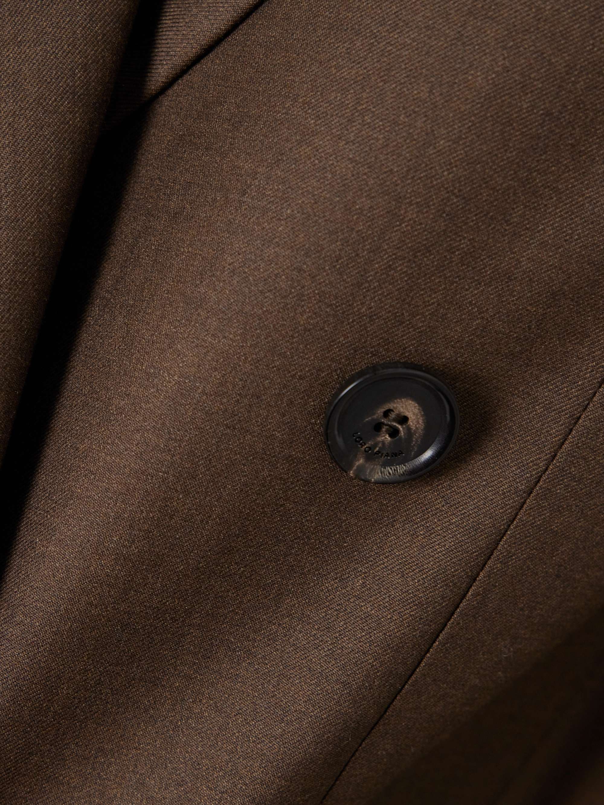 Oversized double-breasted virgin wool blazer view