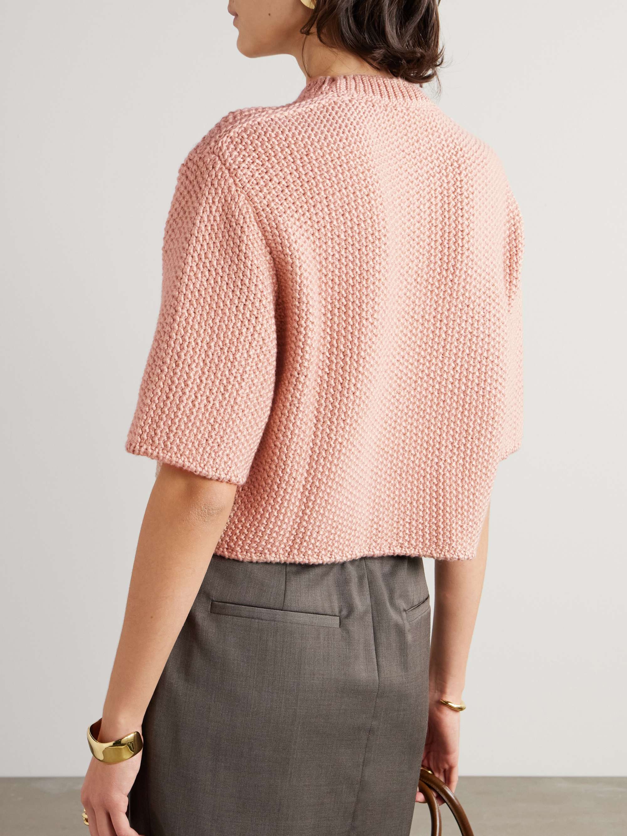 Boccioleto crocheted mohair-blend sweater view
