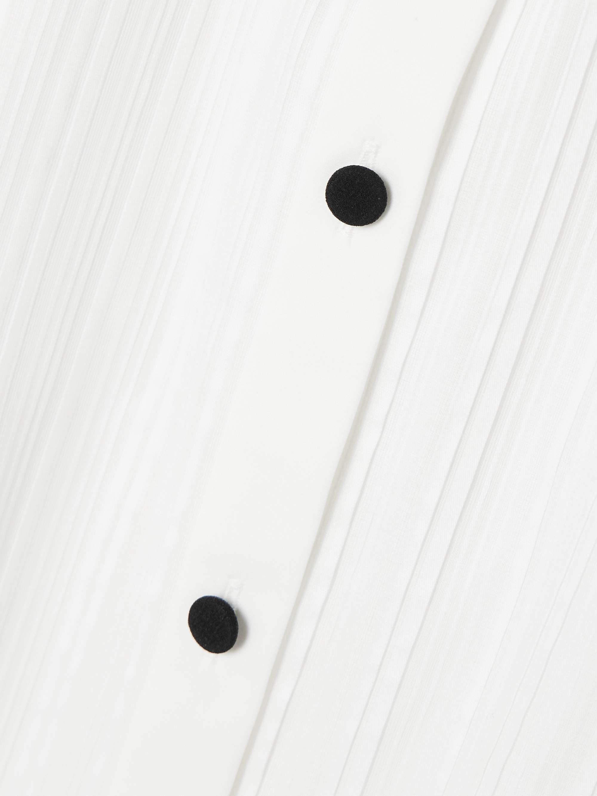 Hadiya pleated cotton-poplin shirt view