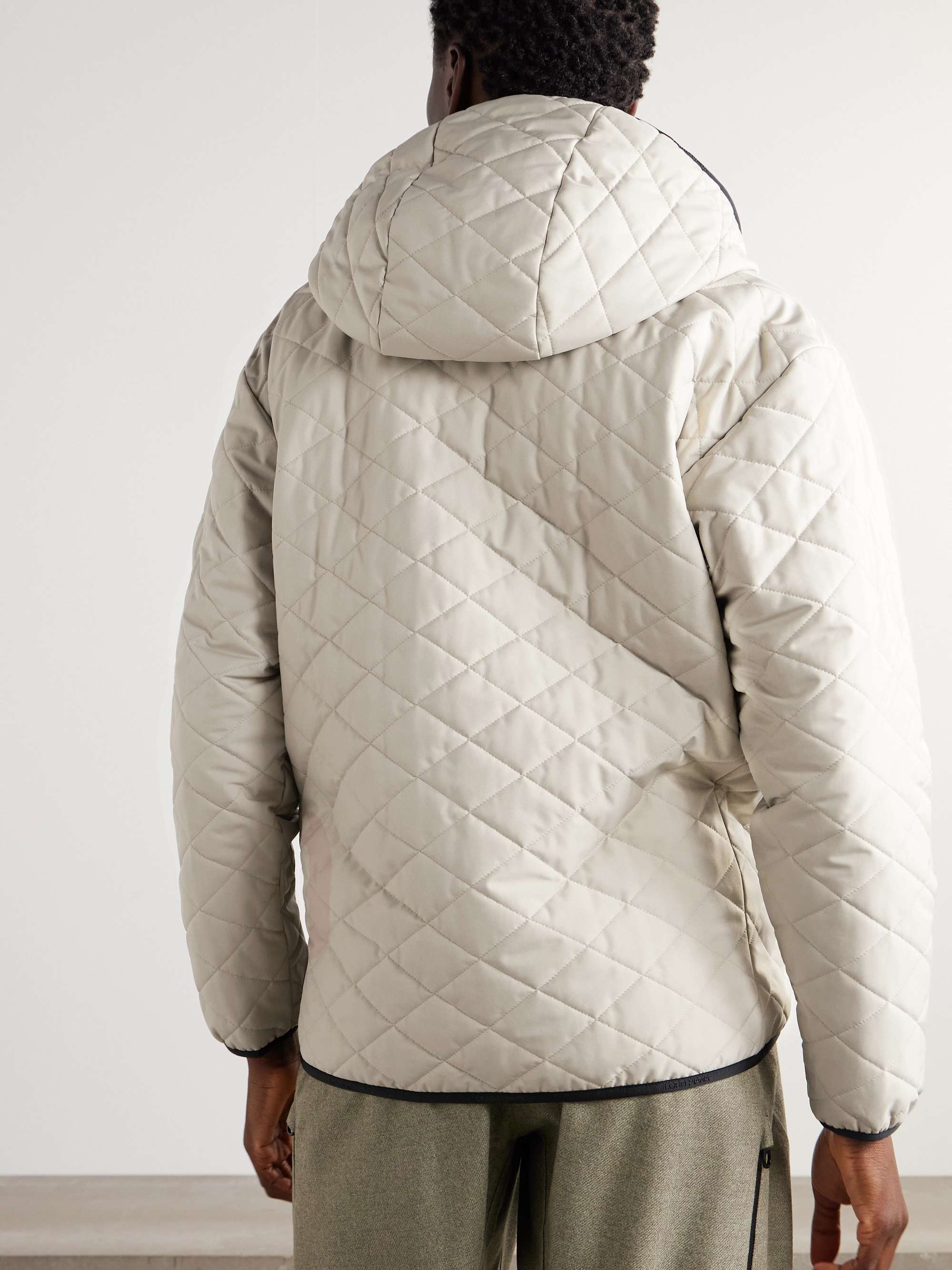 Denali hooded quilted padded shell jacket view
