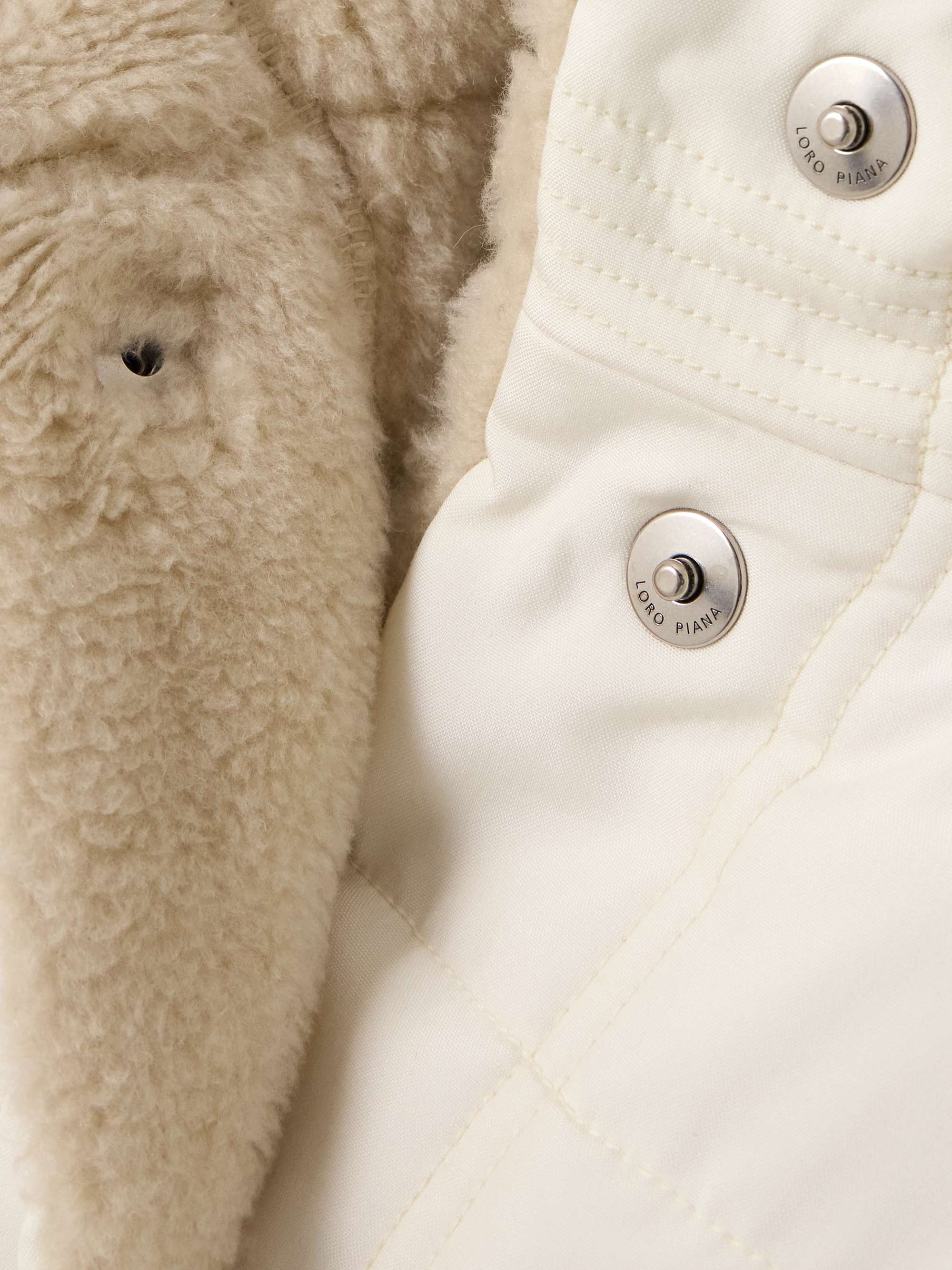 Leone quilted silk-shell vest view