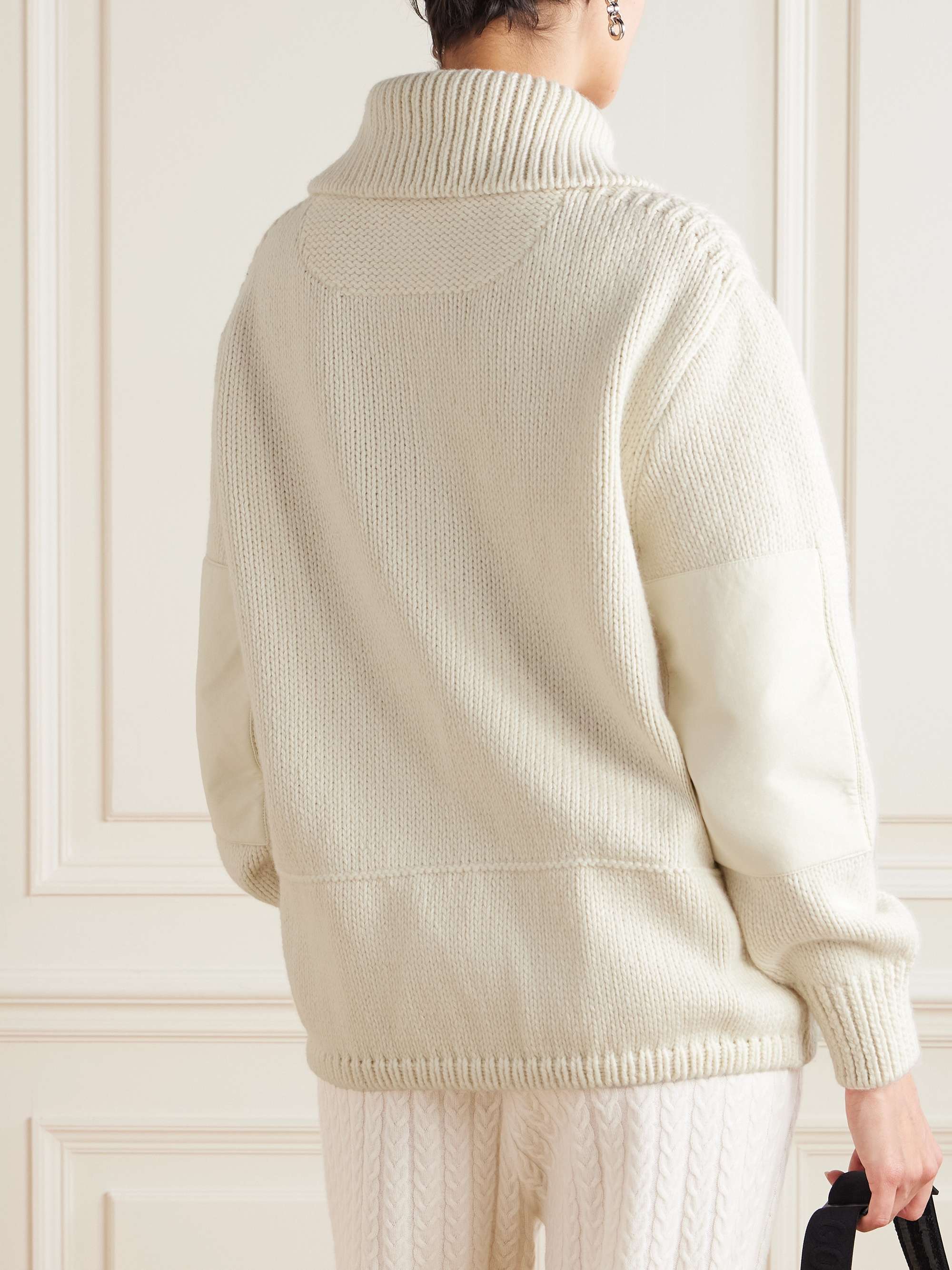Alpe di Mera shell-trimmed cashmere sweater view