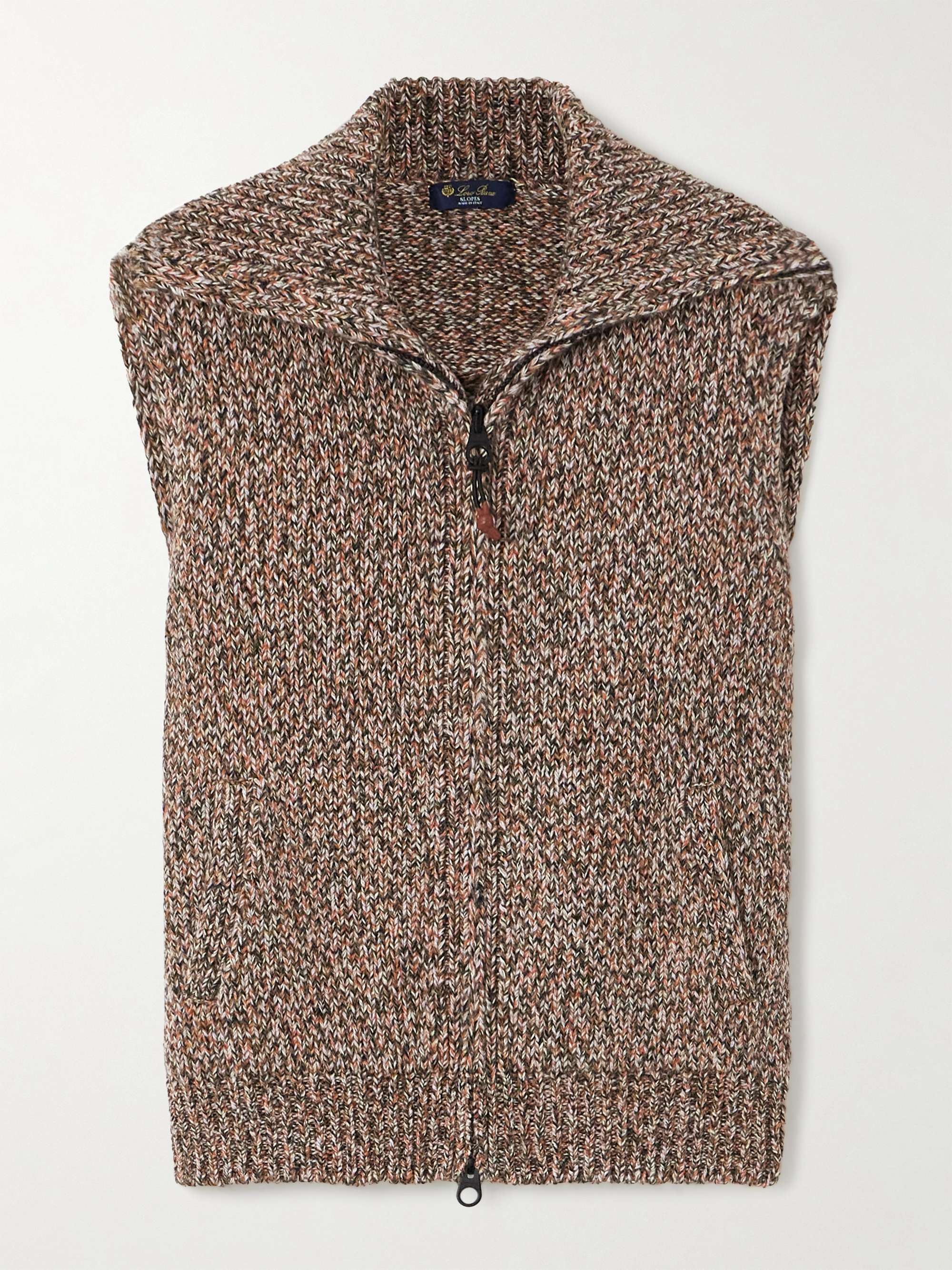 Alpe cashmere vest view