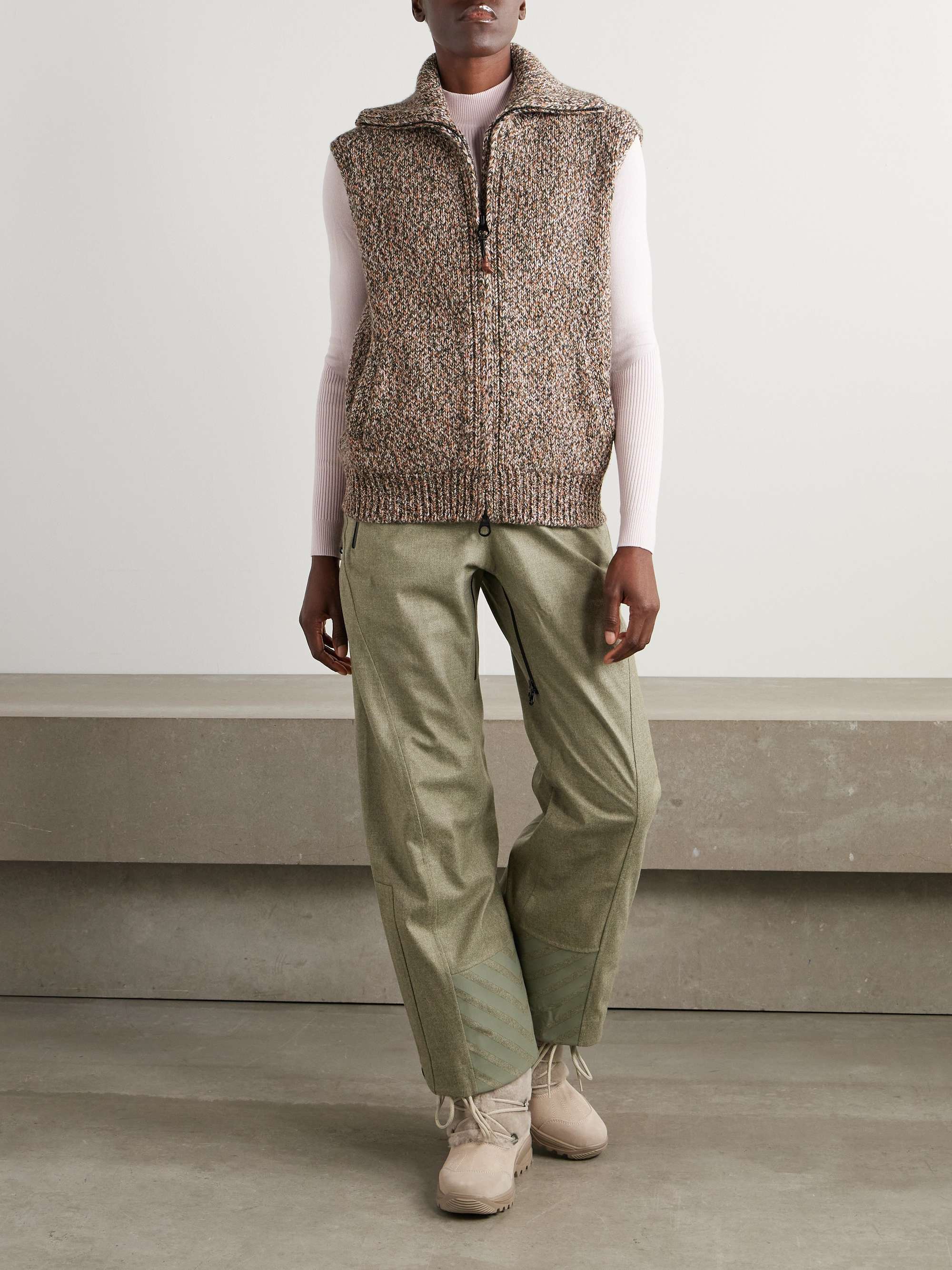 Alpe cashmere vest view