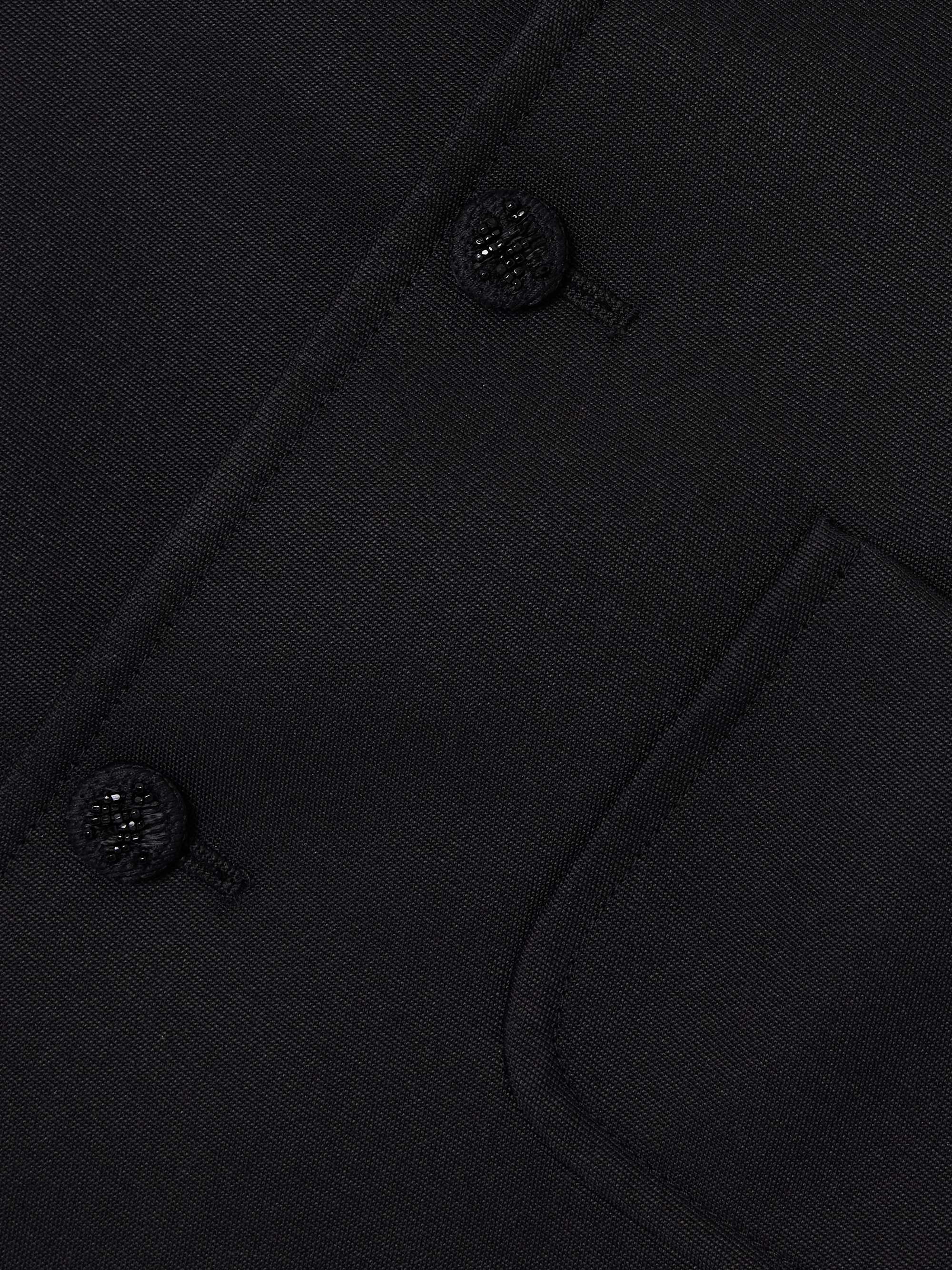 Spagna bead-embellished wool and silk-blend jacket view