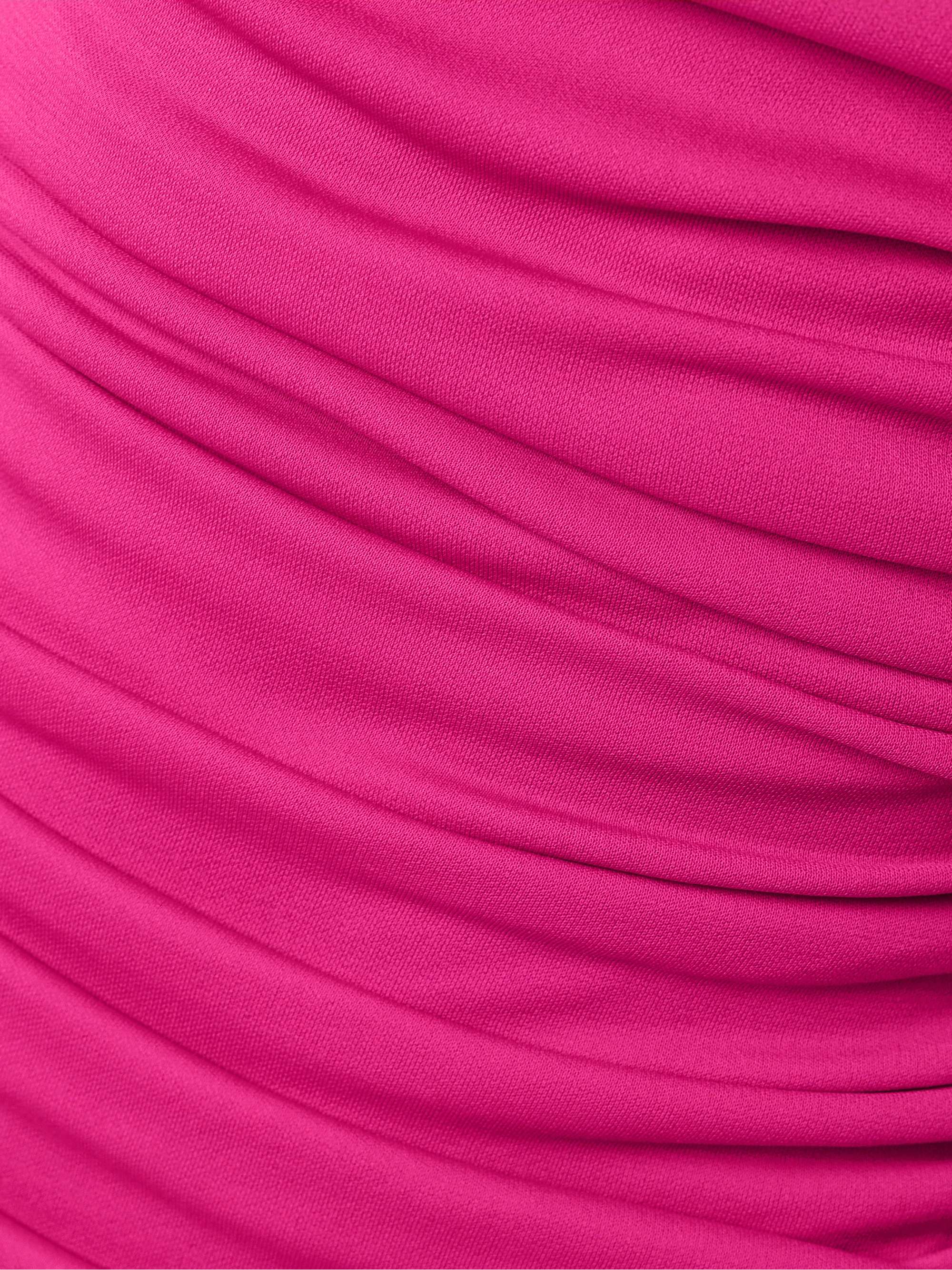 Off-the-shoulder ruched stretch-jersey midi dress view