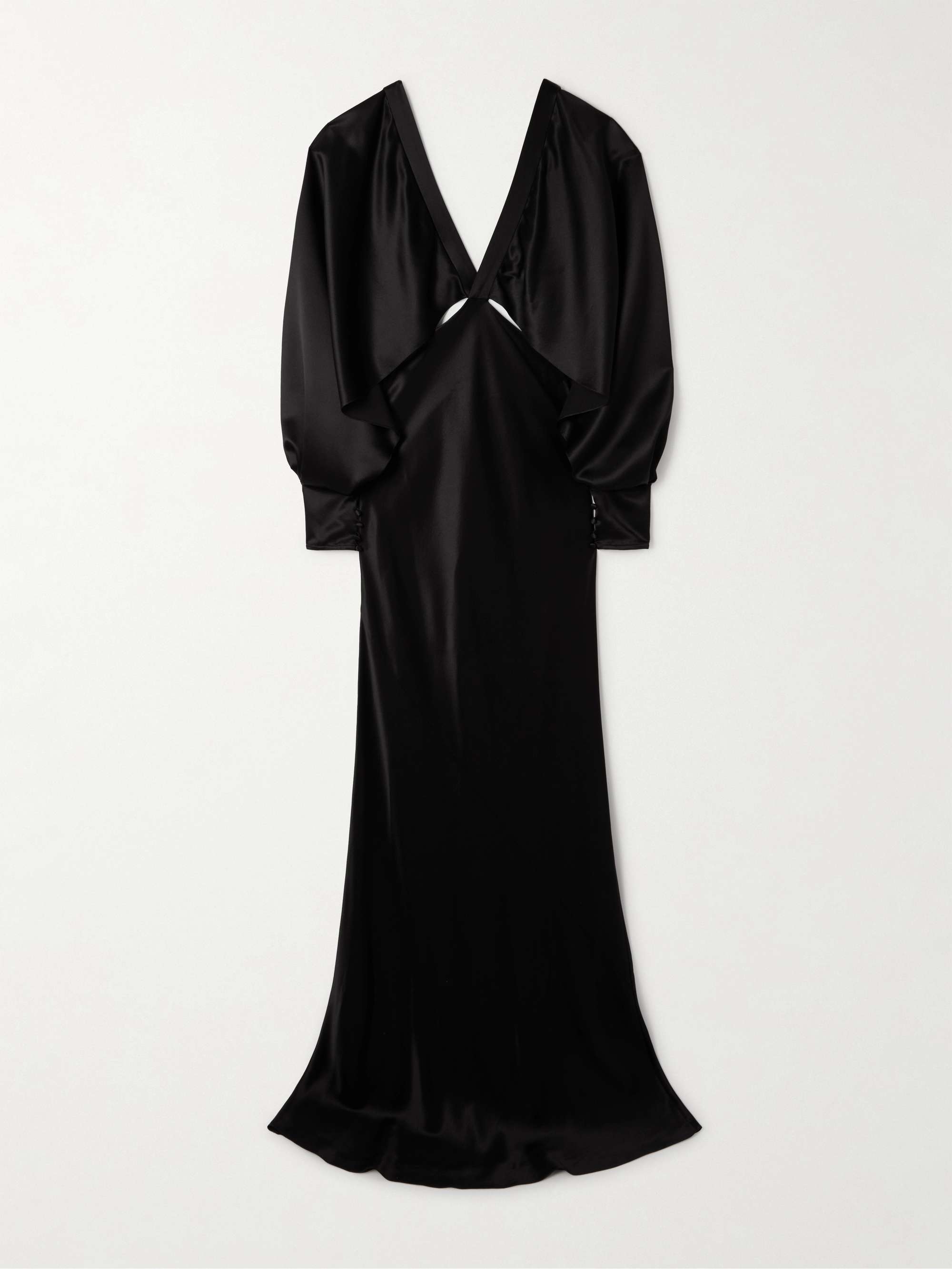 Silk-satin gown view