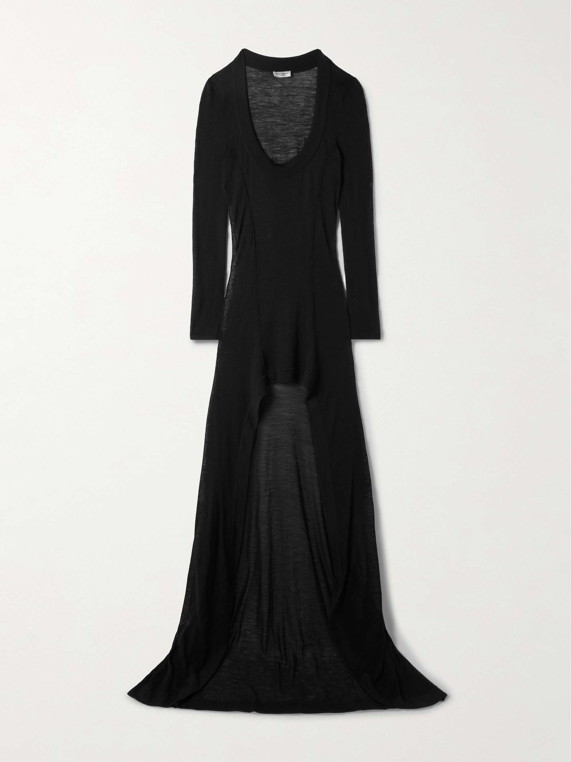 Wool maxi dress view
