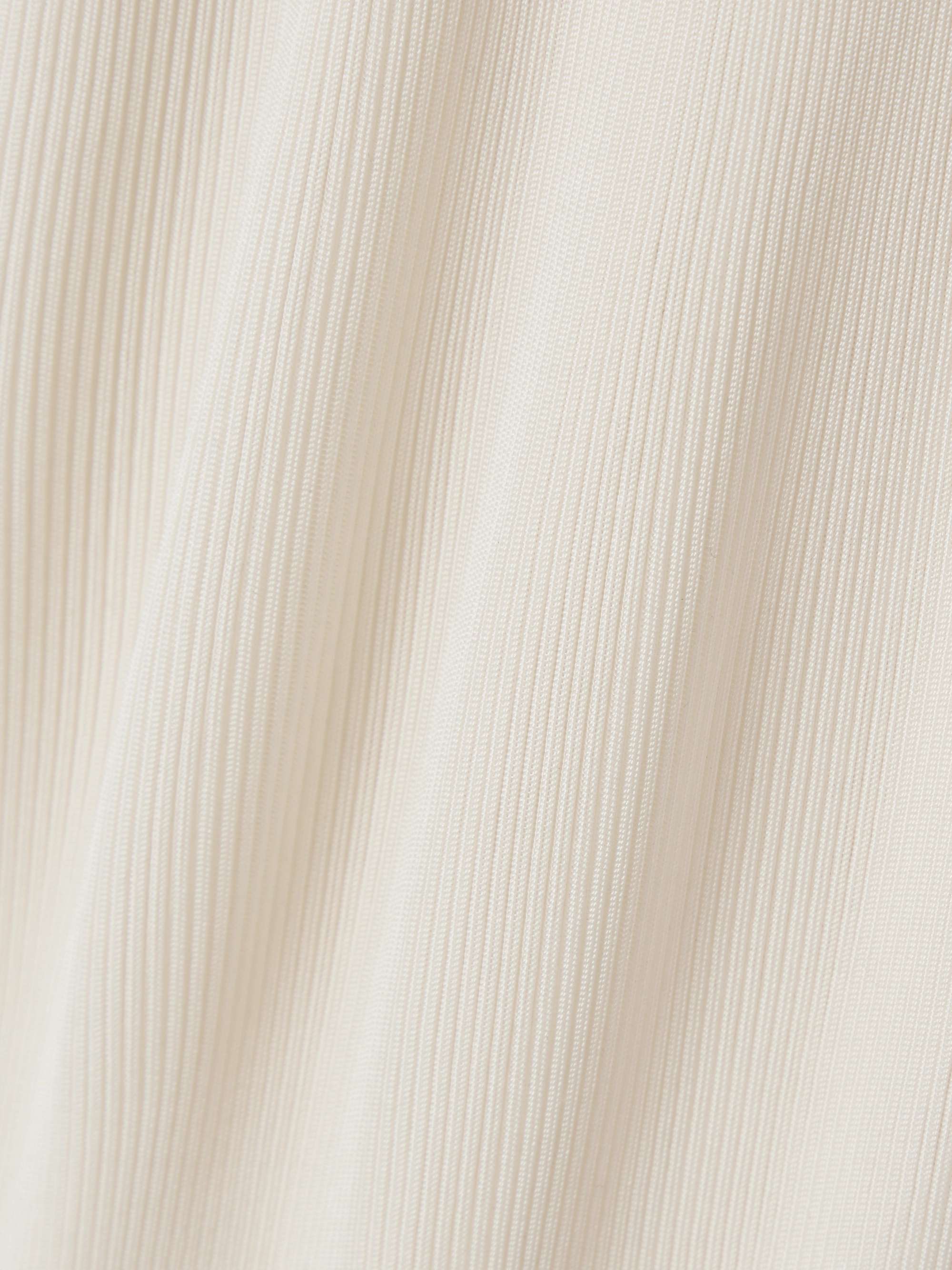 Lace-trimmed ribbed silk-jersey mini dress view