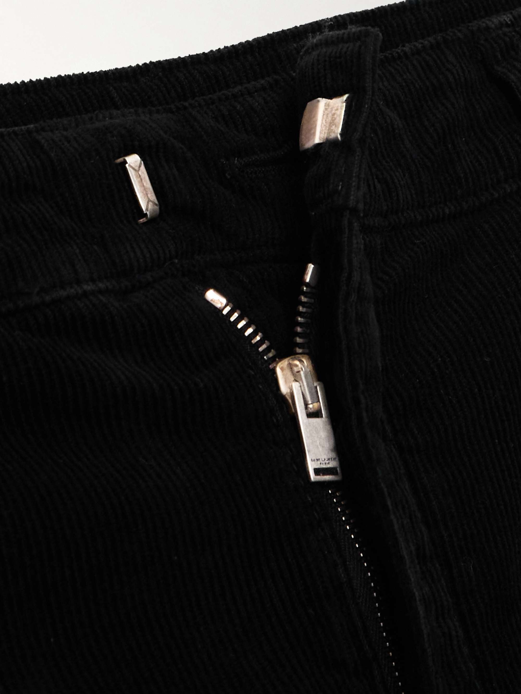 Cotton-corduroy bootcut pants view