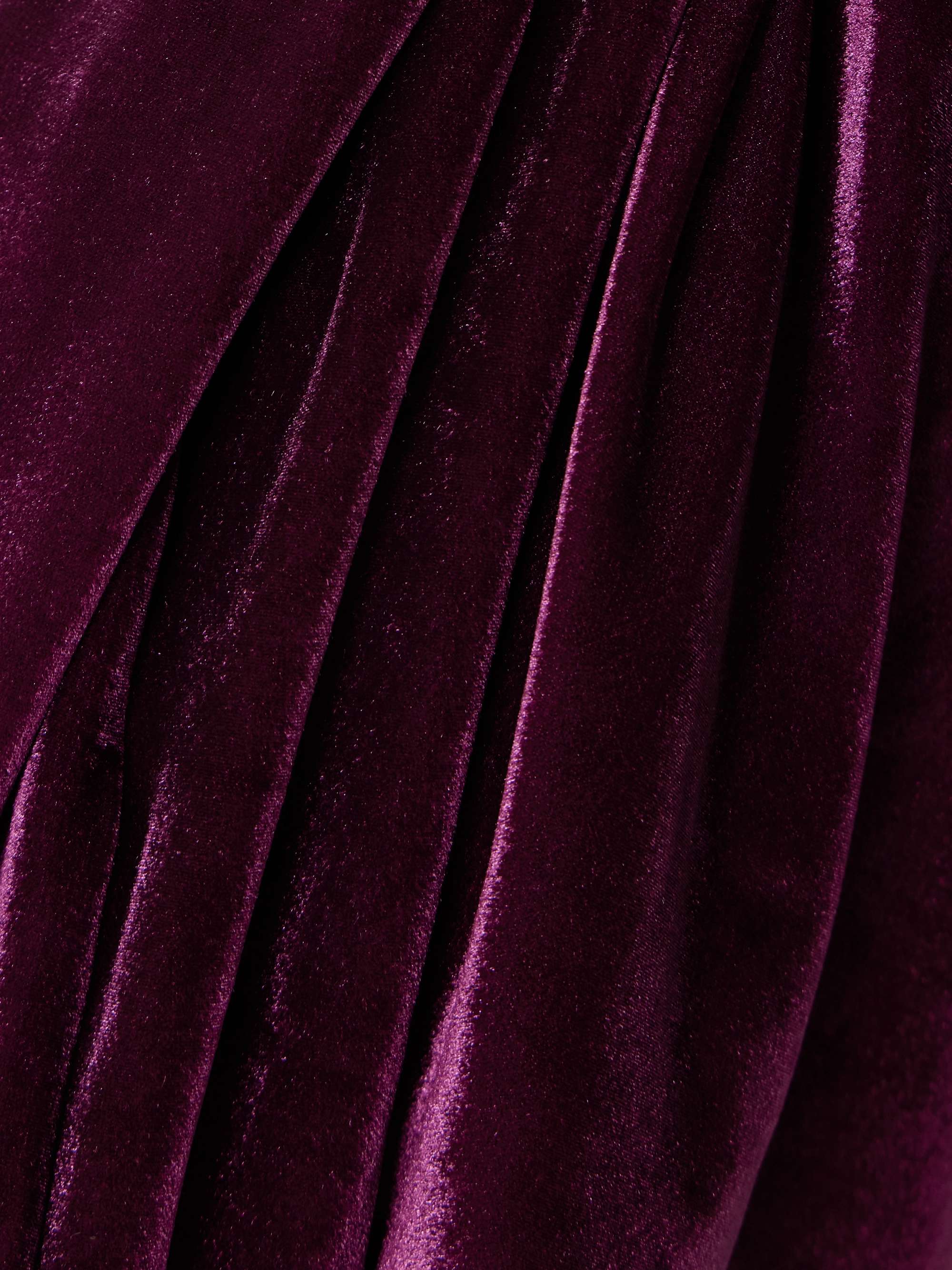 Cavana stretch-velvet maxi skirt view
