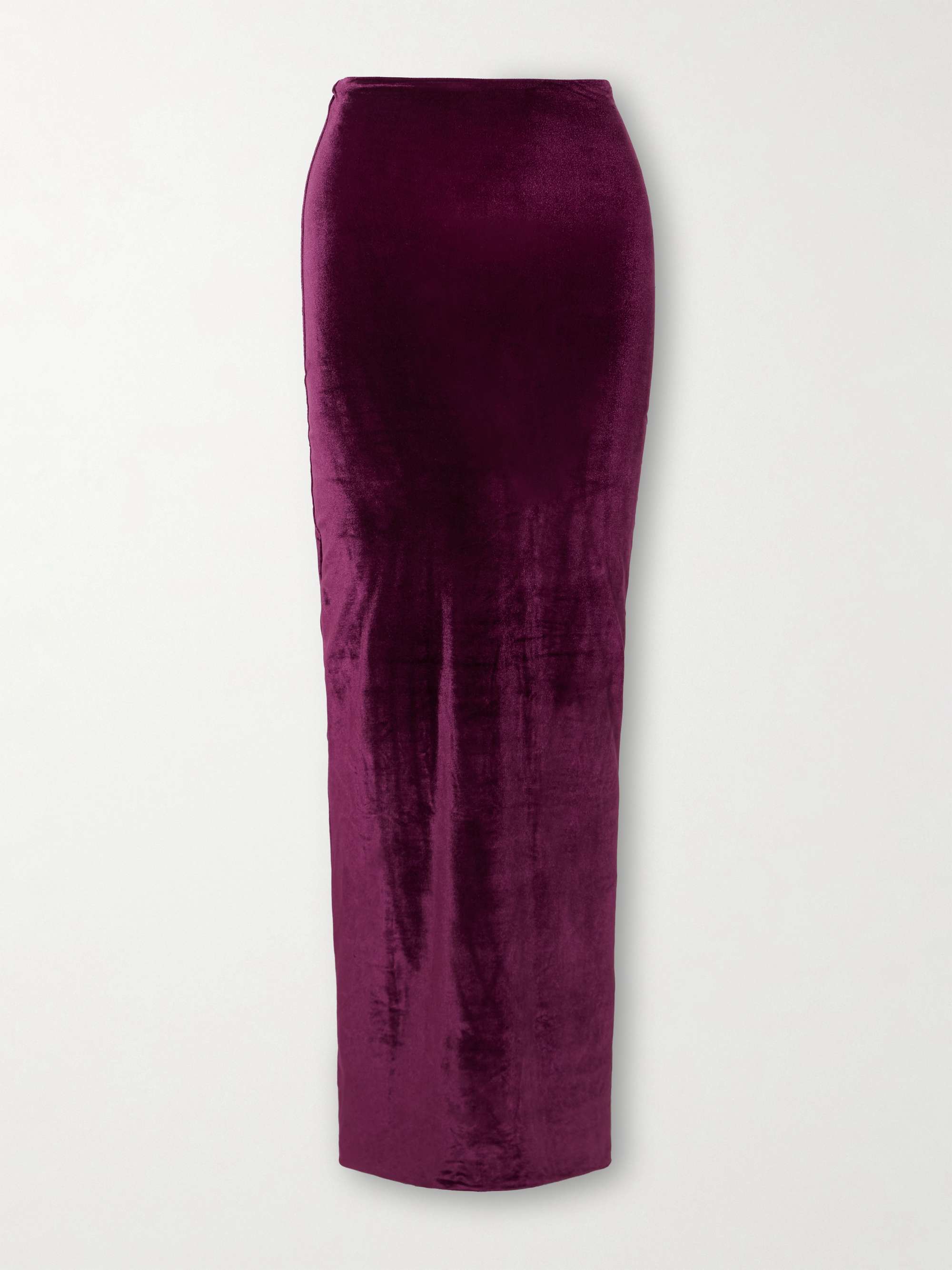 Cavana stretch-velvet maxi skirt view