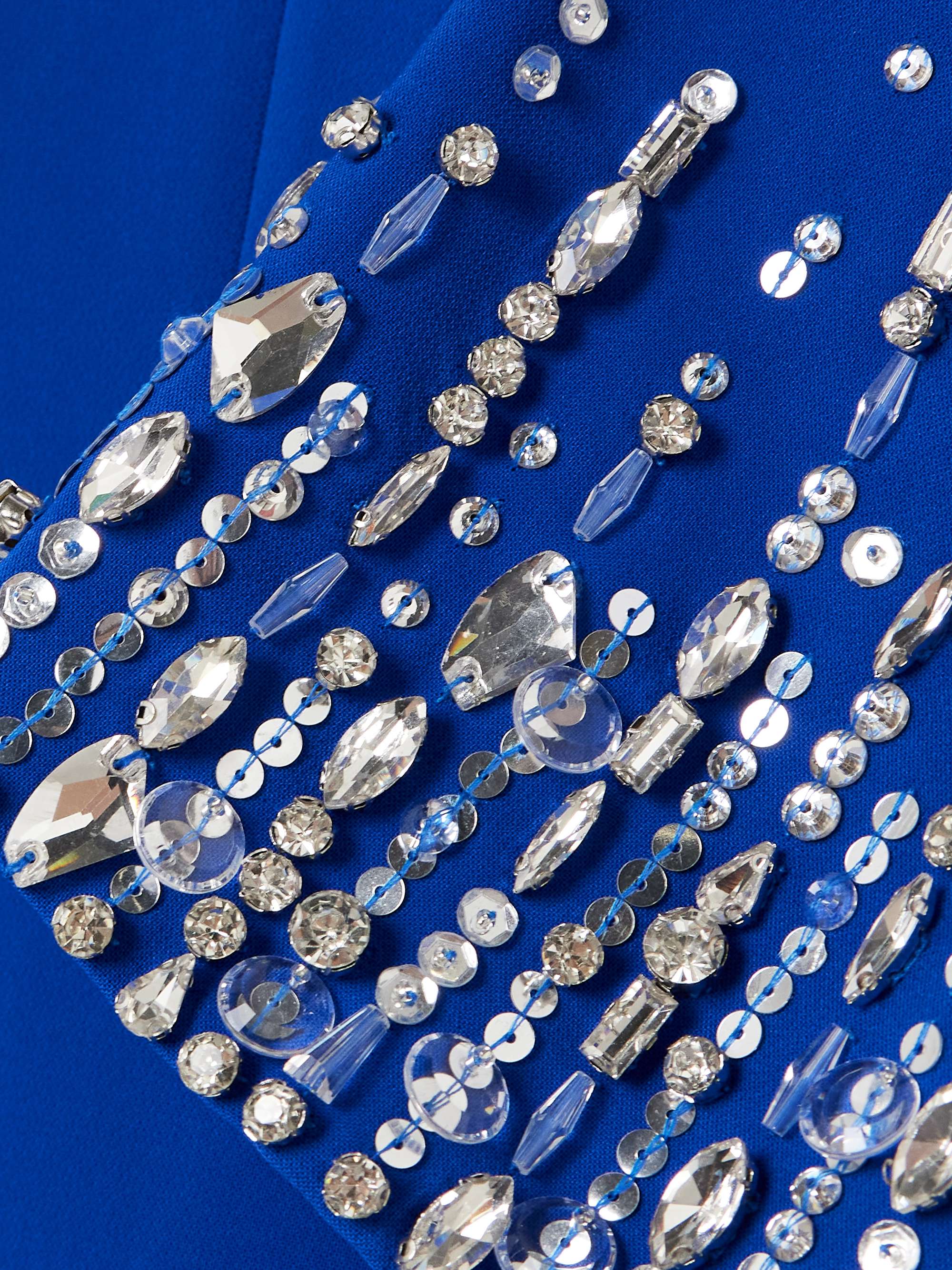 Embellished cady midi dress view