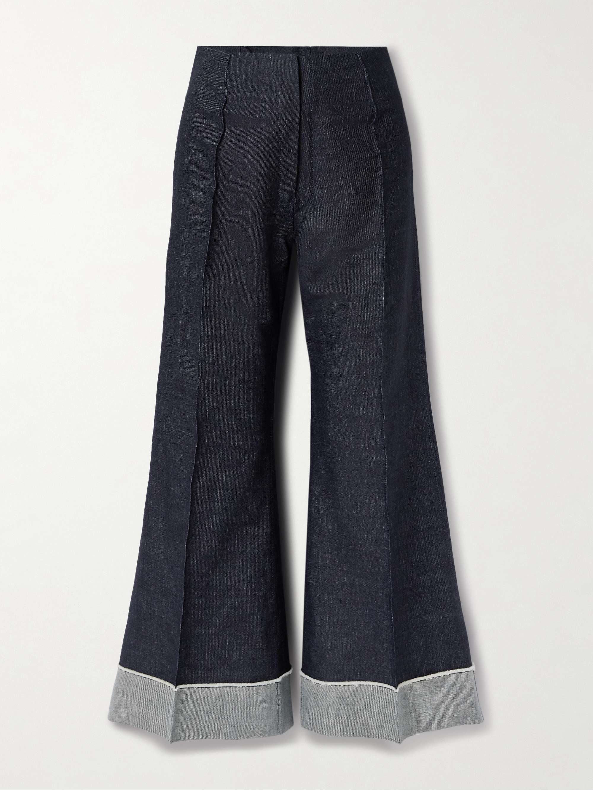 Pierrot mid-rise flared jeans view