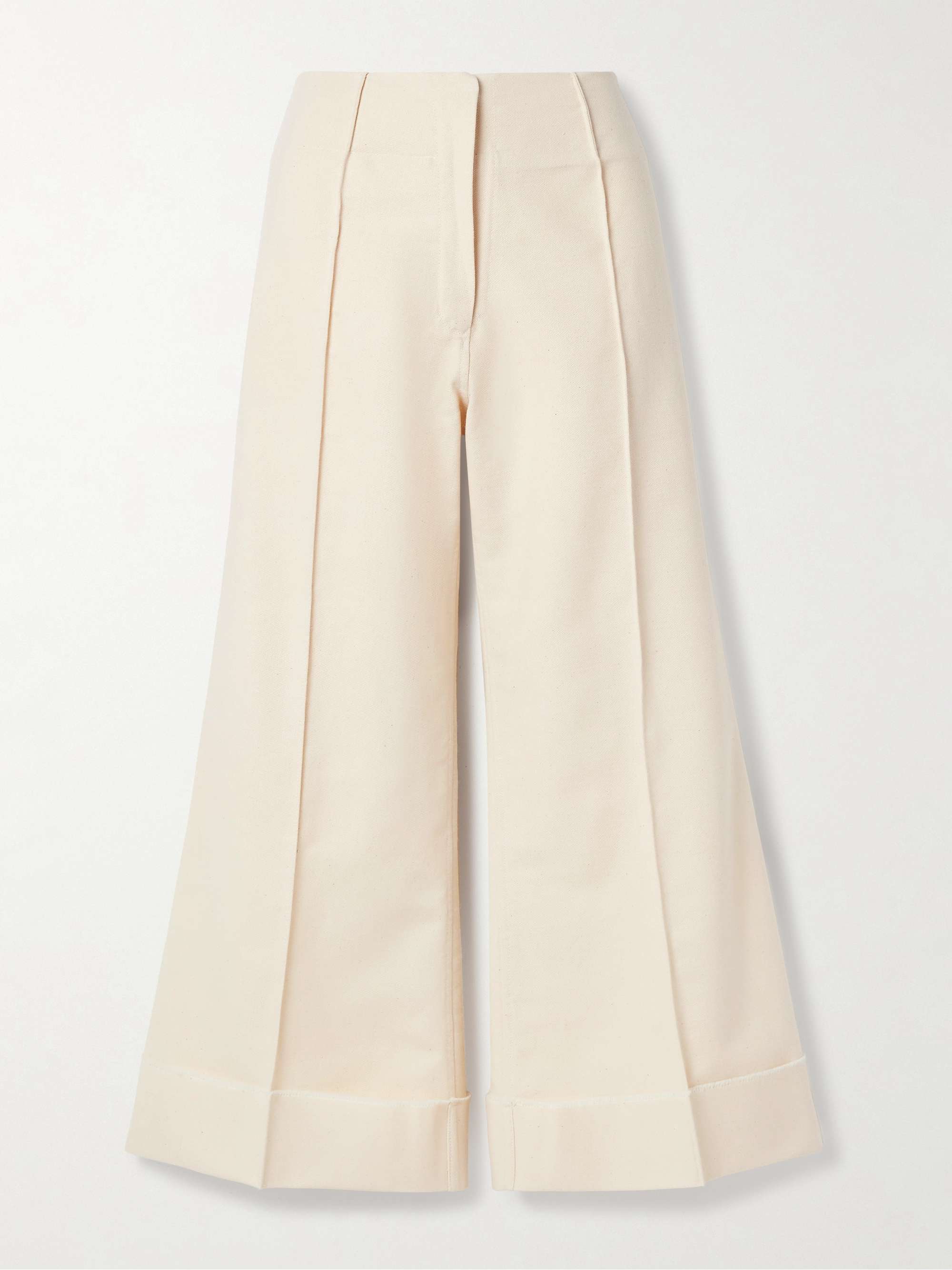Pierrot cotton flared pants view