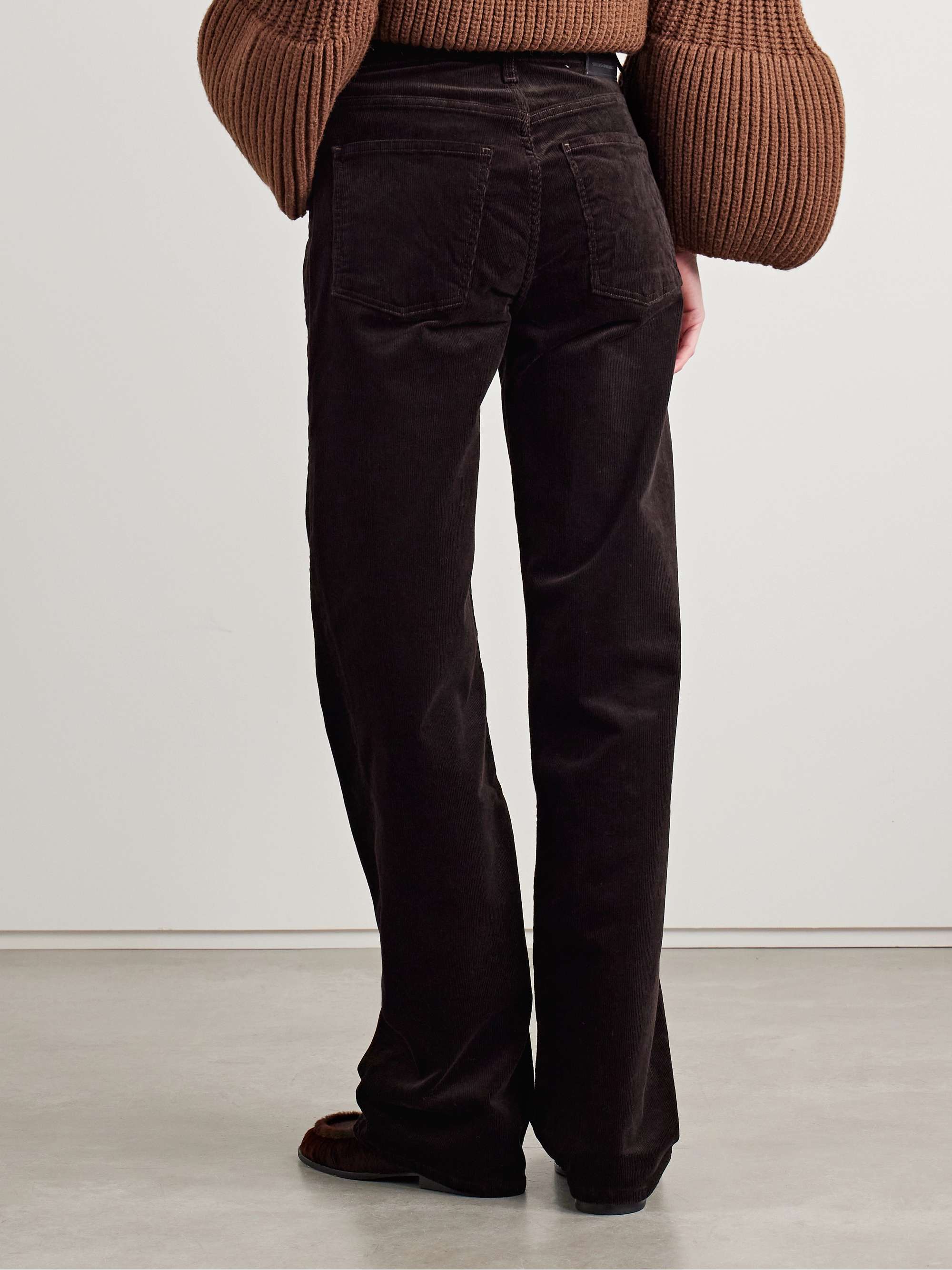 Annina cotton-blend corduroy wide-leg pants view