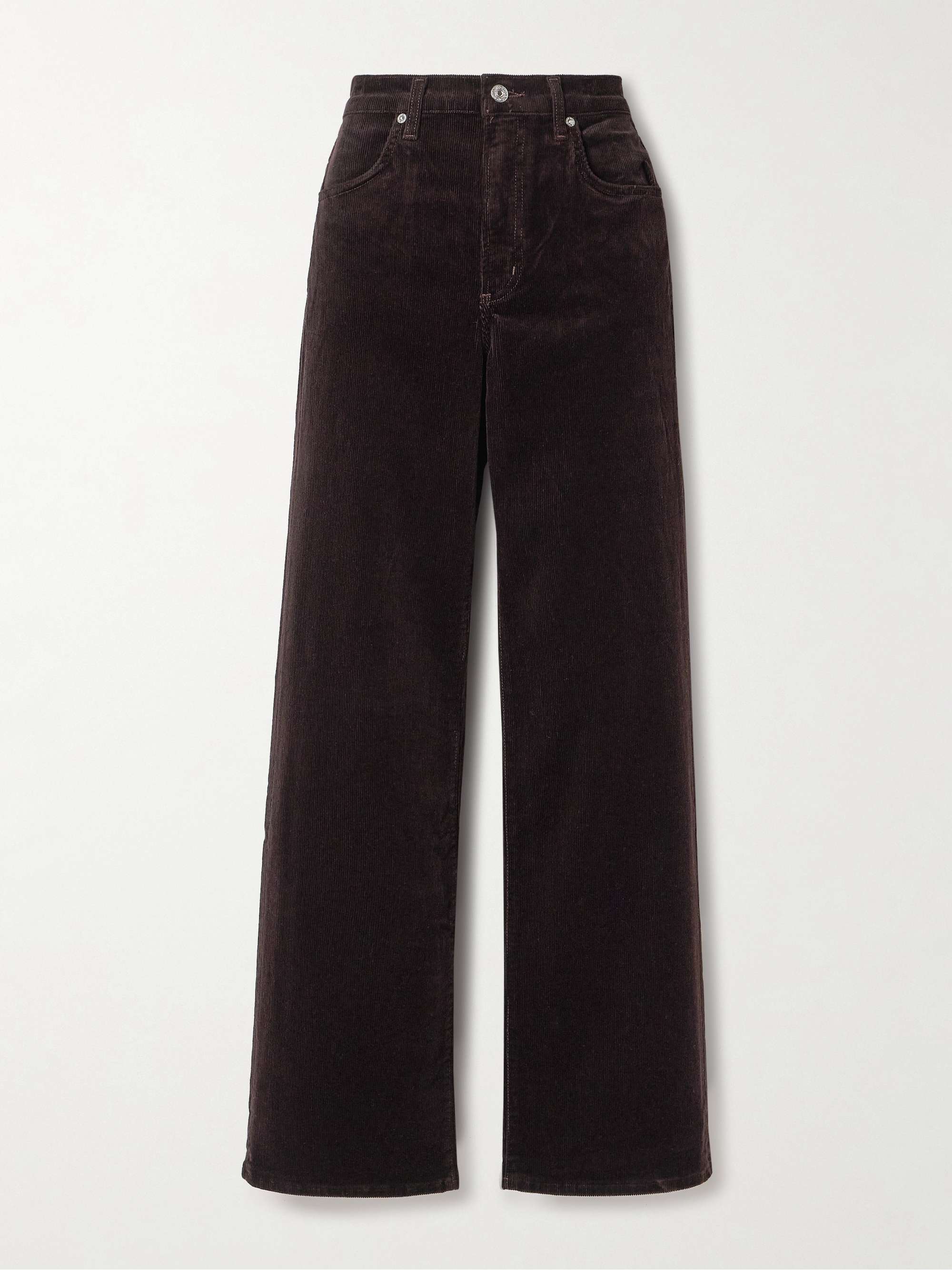 Annina cotton-blend corduroy wide-leg pants view