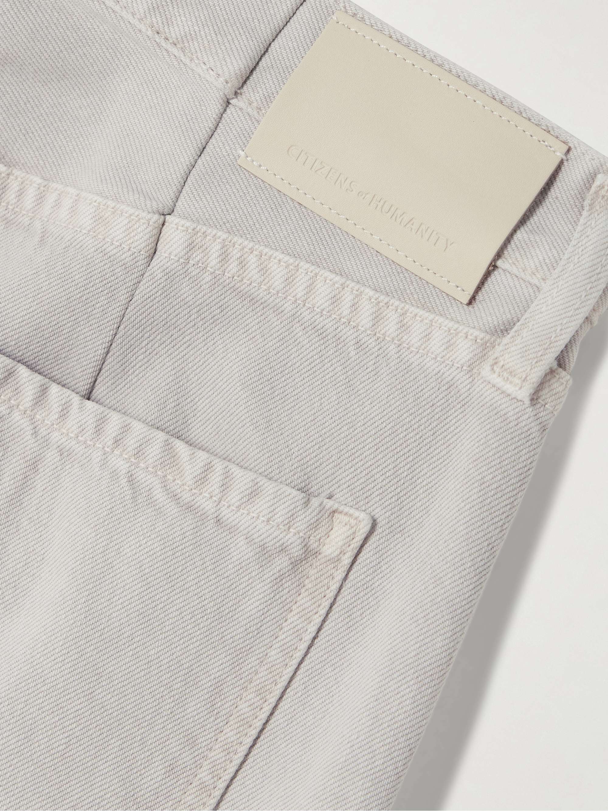 Horseshoe high-rise barrel-leg jeans view