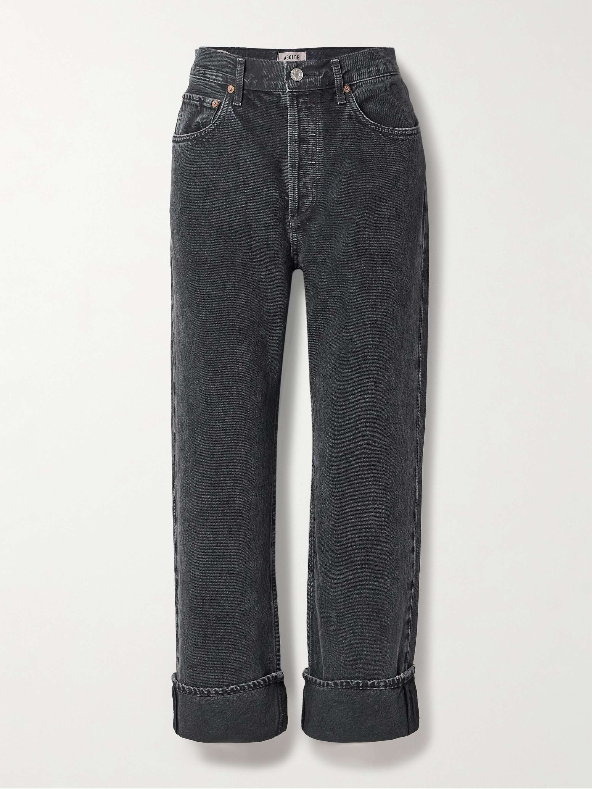 Fran low-rise straight-leg organic jeans view