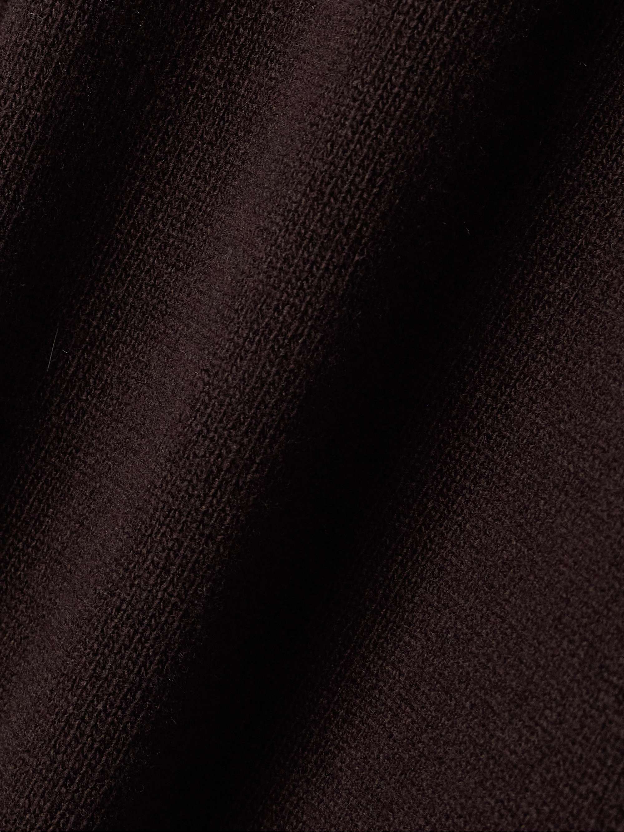 Cutout wool turtleneck sweater view