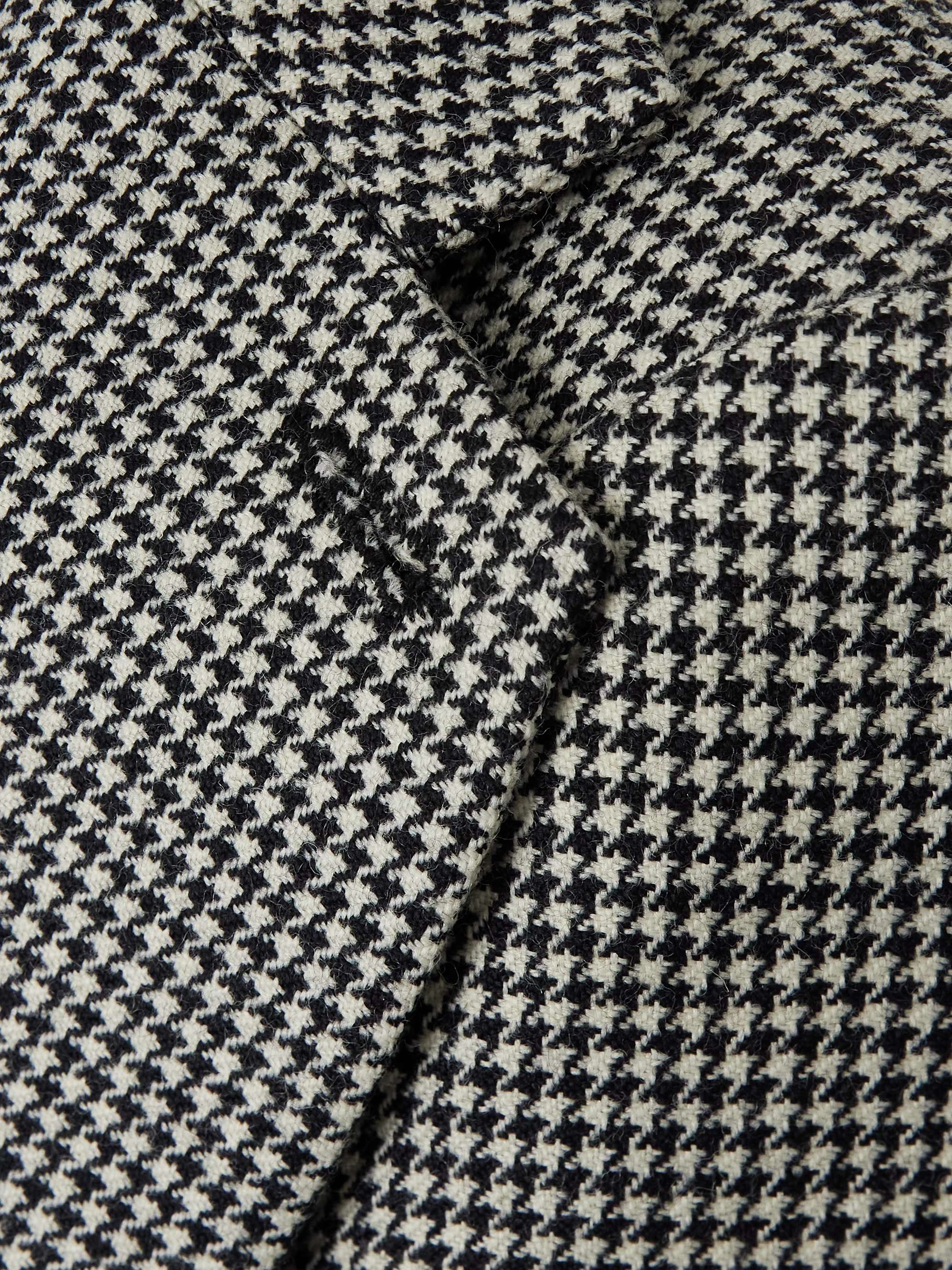 Houndstooth wool blazer view