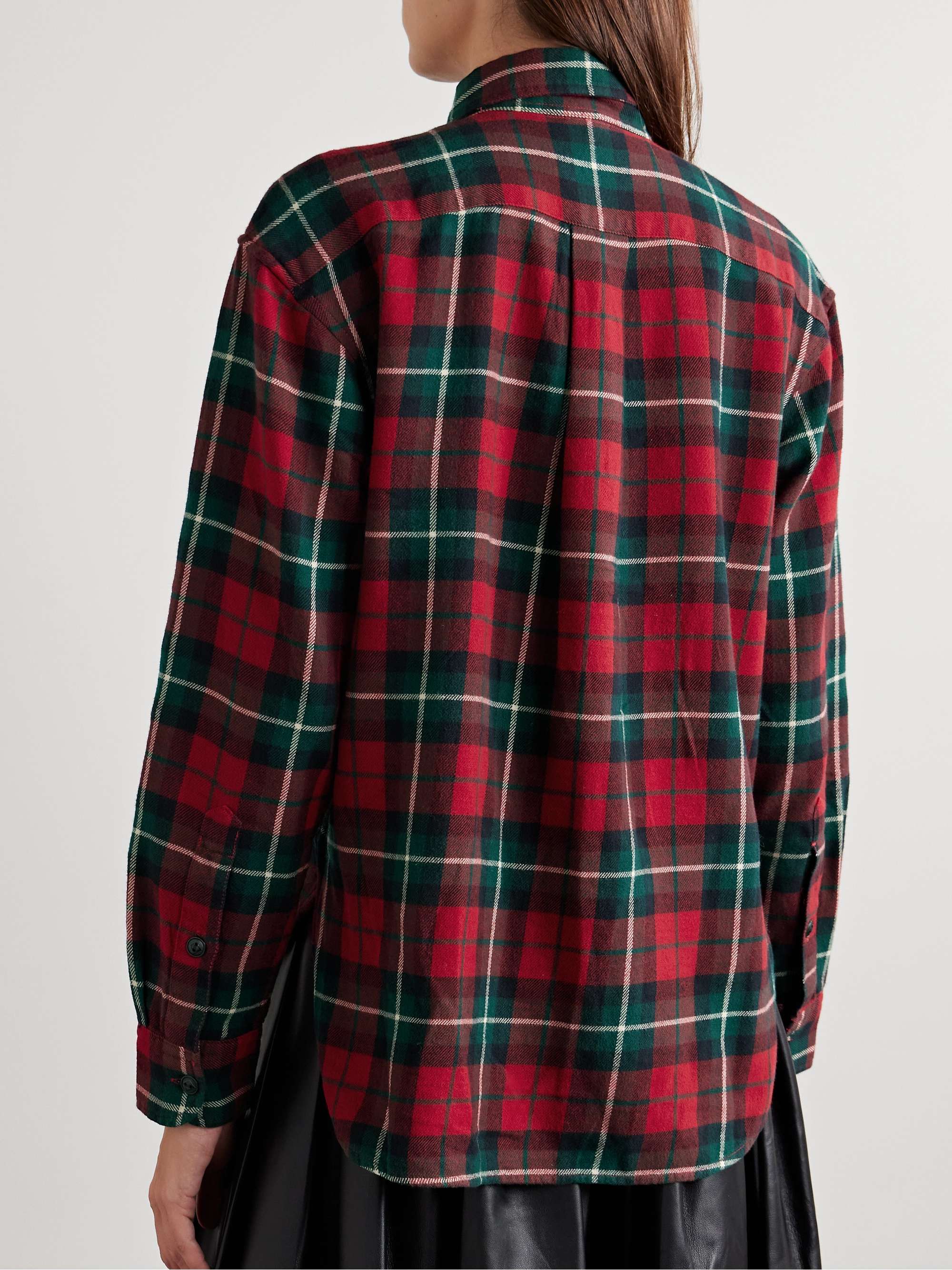 Ramsey checked cotton-flannel shirt view