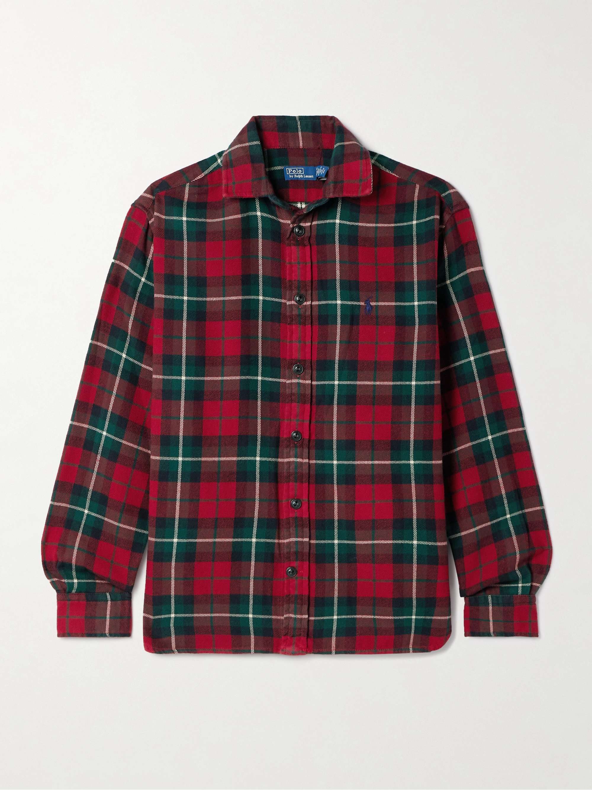 Ramsey checked cotton-flannel shirt view