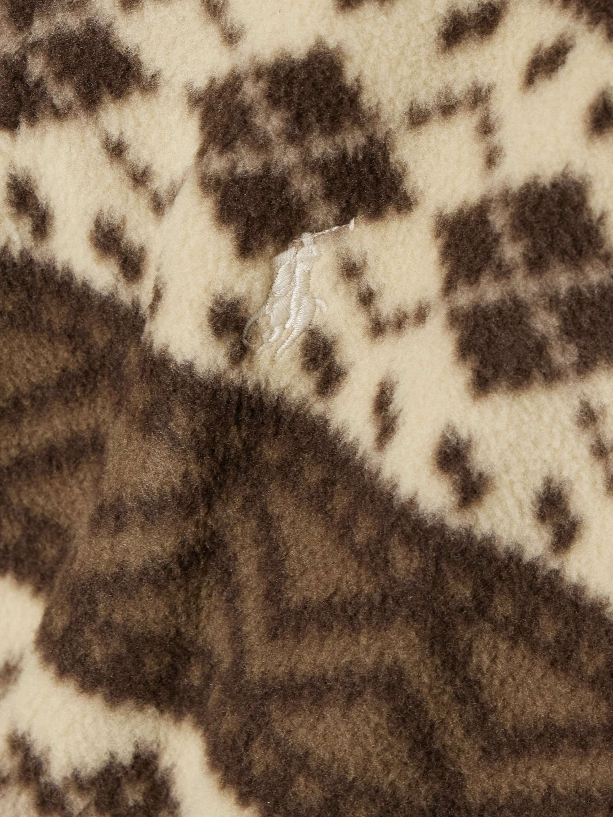 Fair Isle recycled-fleece sweatshirt view