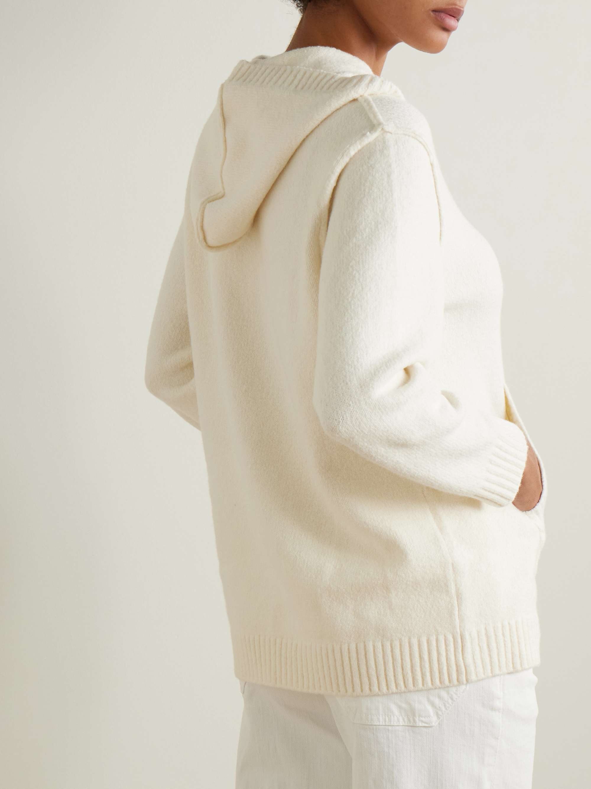 Cotton-blend hoodie view
