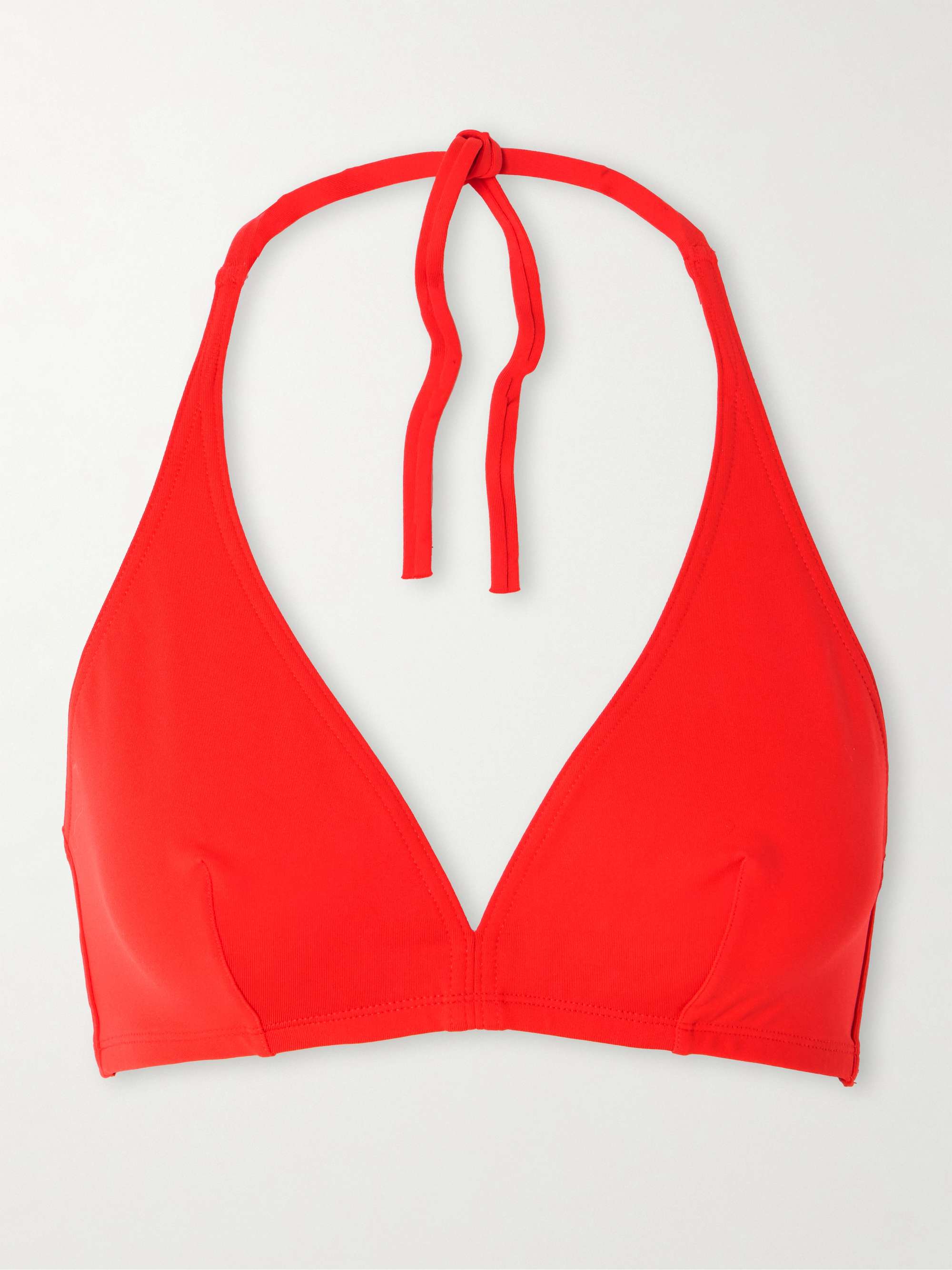 Les Essentiels Gang triangle bikini top view