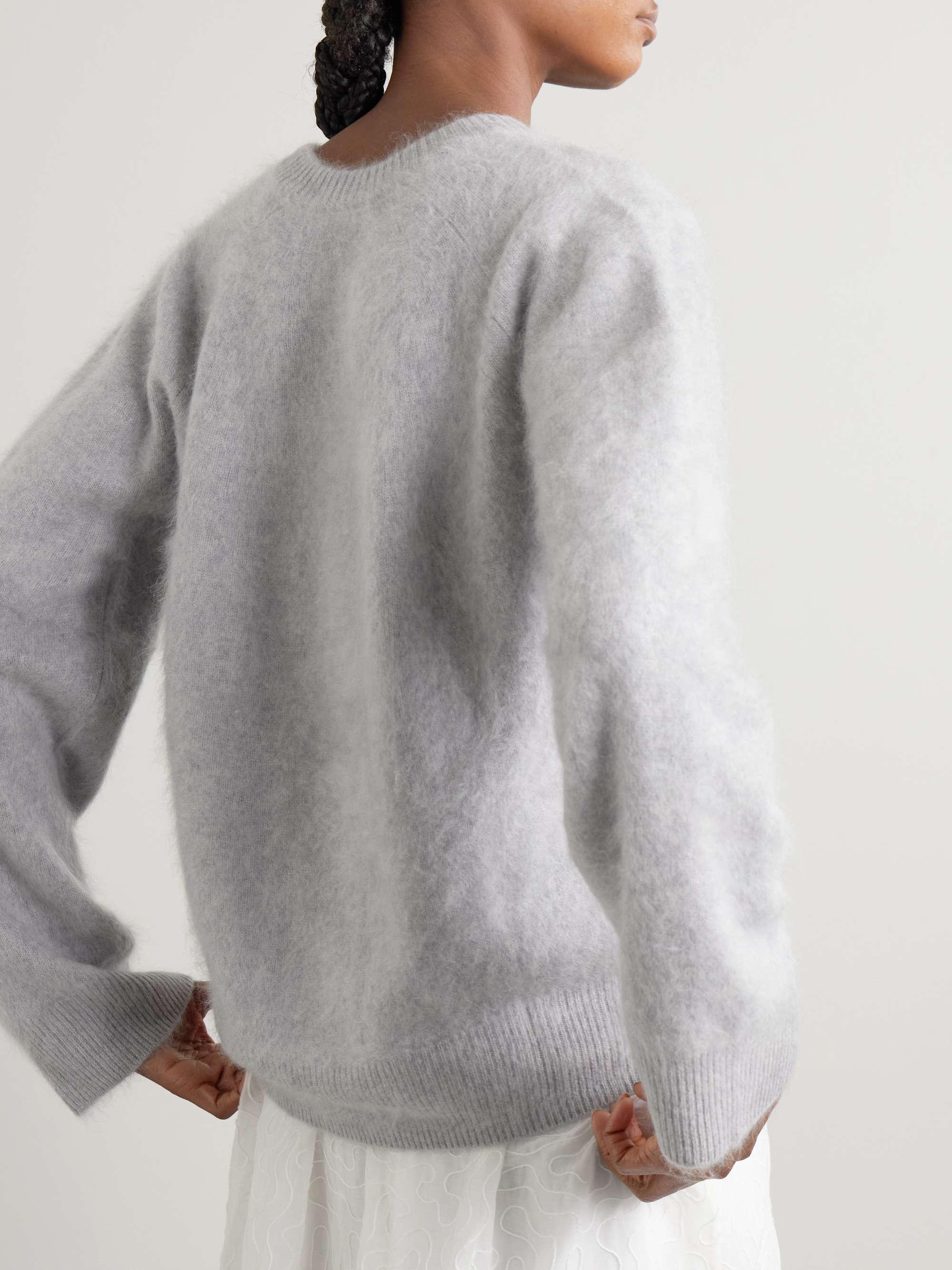 Mallory brushed-cashmere sweater view