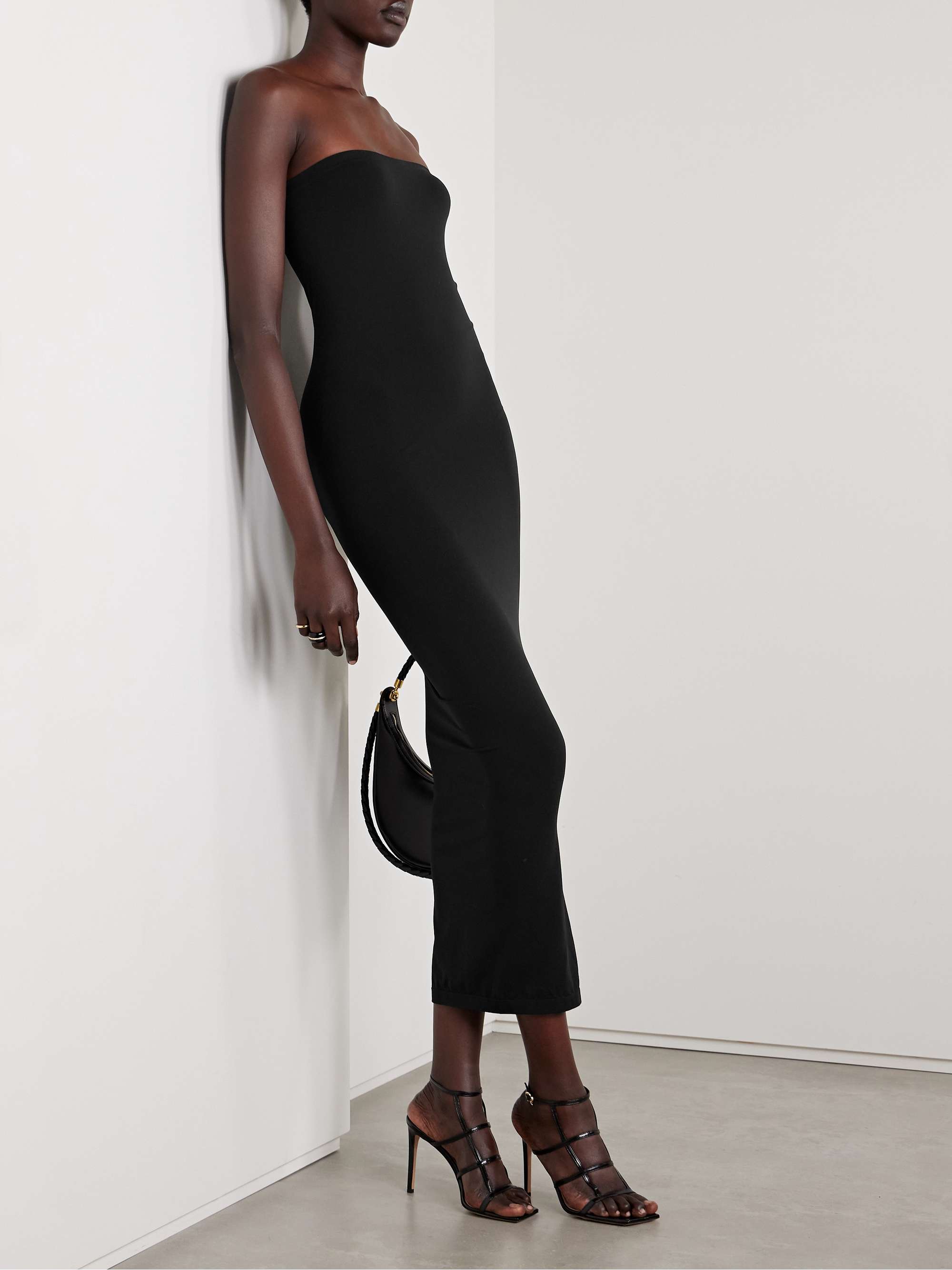 Fatal strapless stretch-jersey maxi dress view