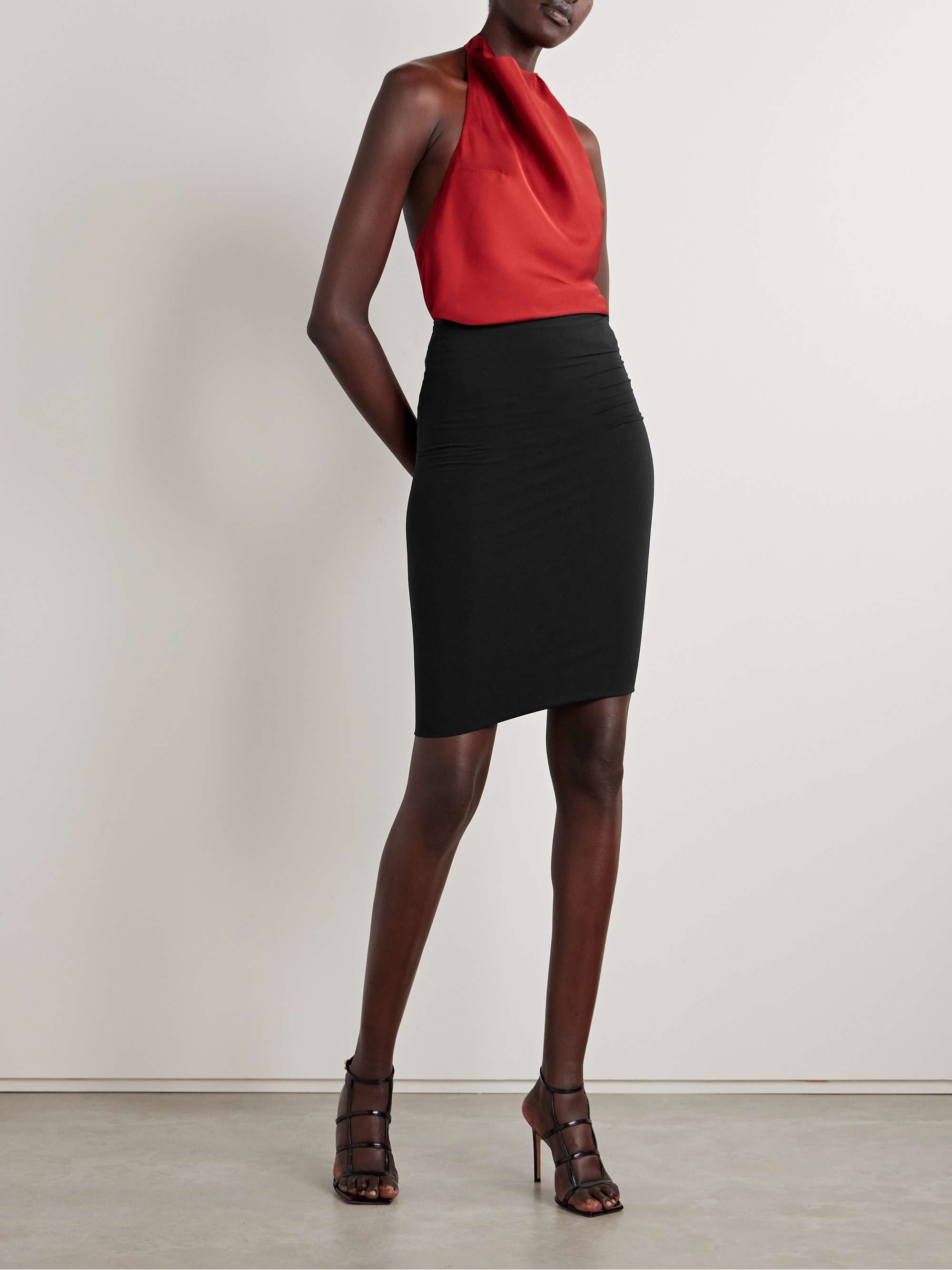 Fatal strapless stretch-jersey maxi dress view